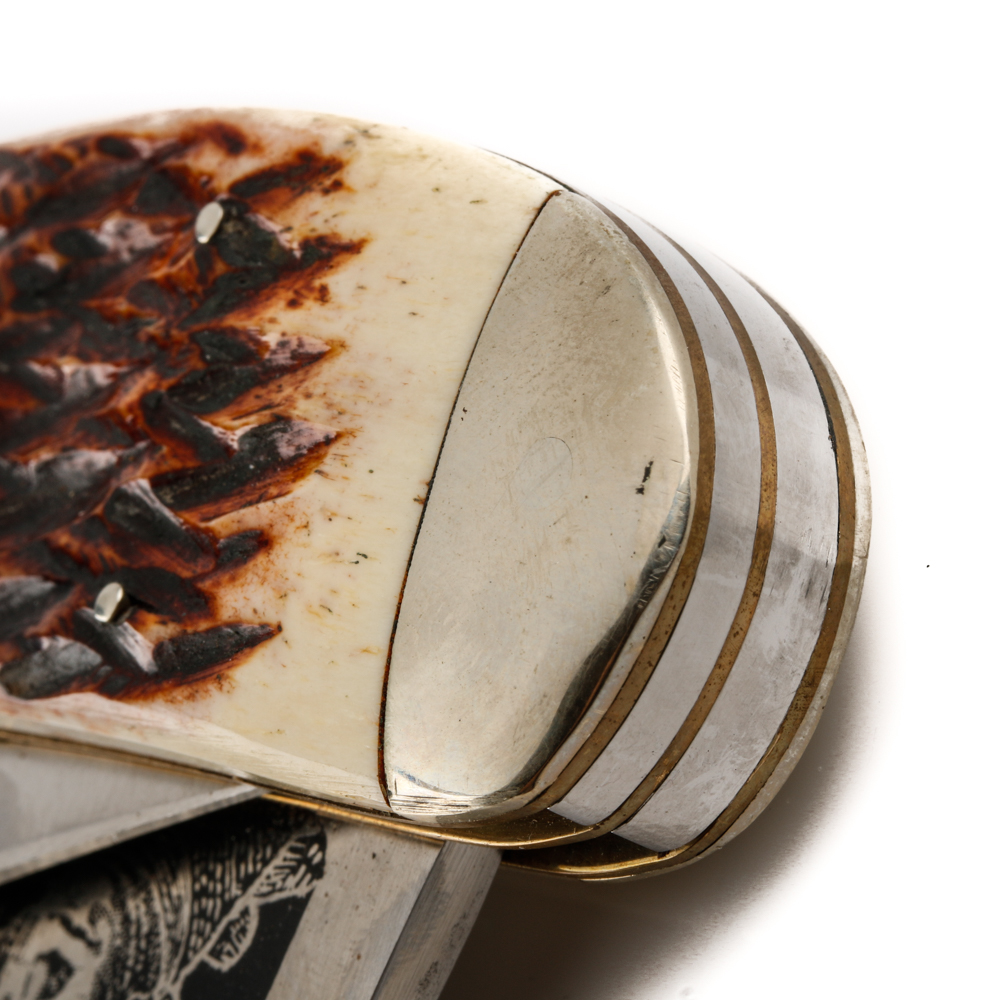 1982 Elk Horn Cherry Tree Chopper Knife