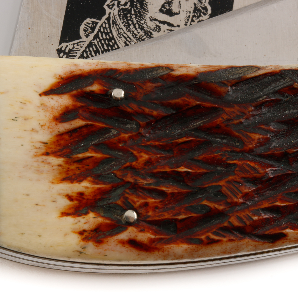 1982 Elk Horn Cherry Tree Chopper Knife