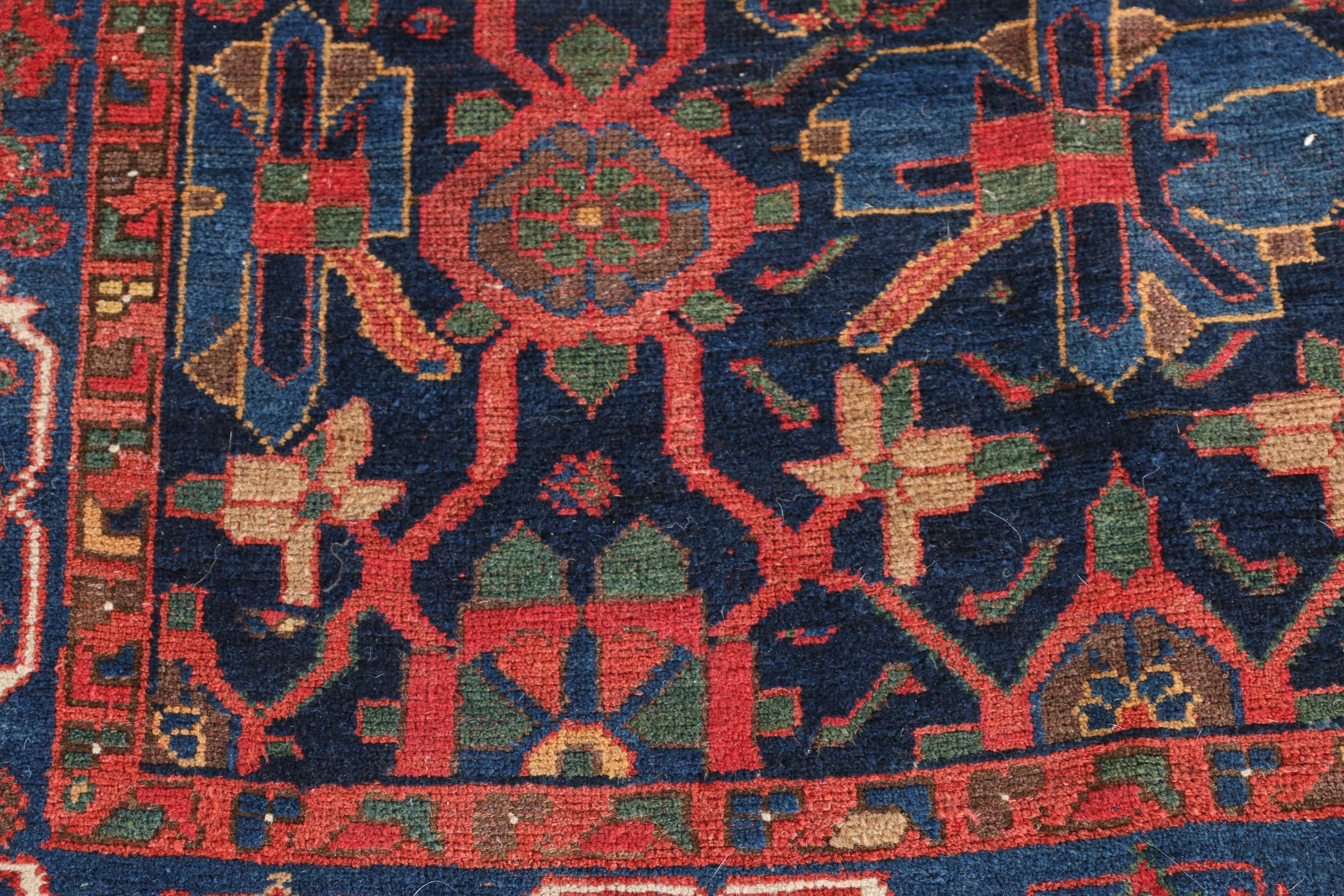 Antique Handwoven Bijar Area Rug, Circa 1890