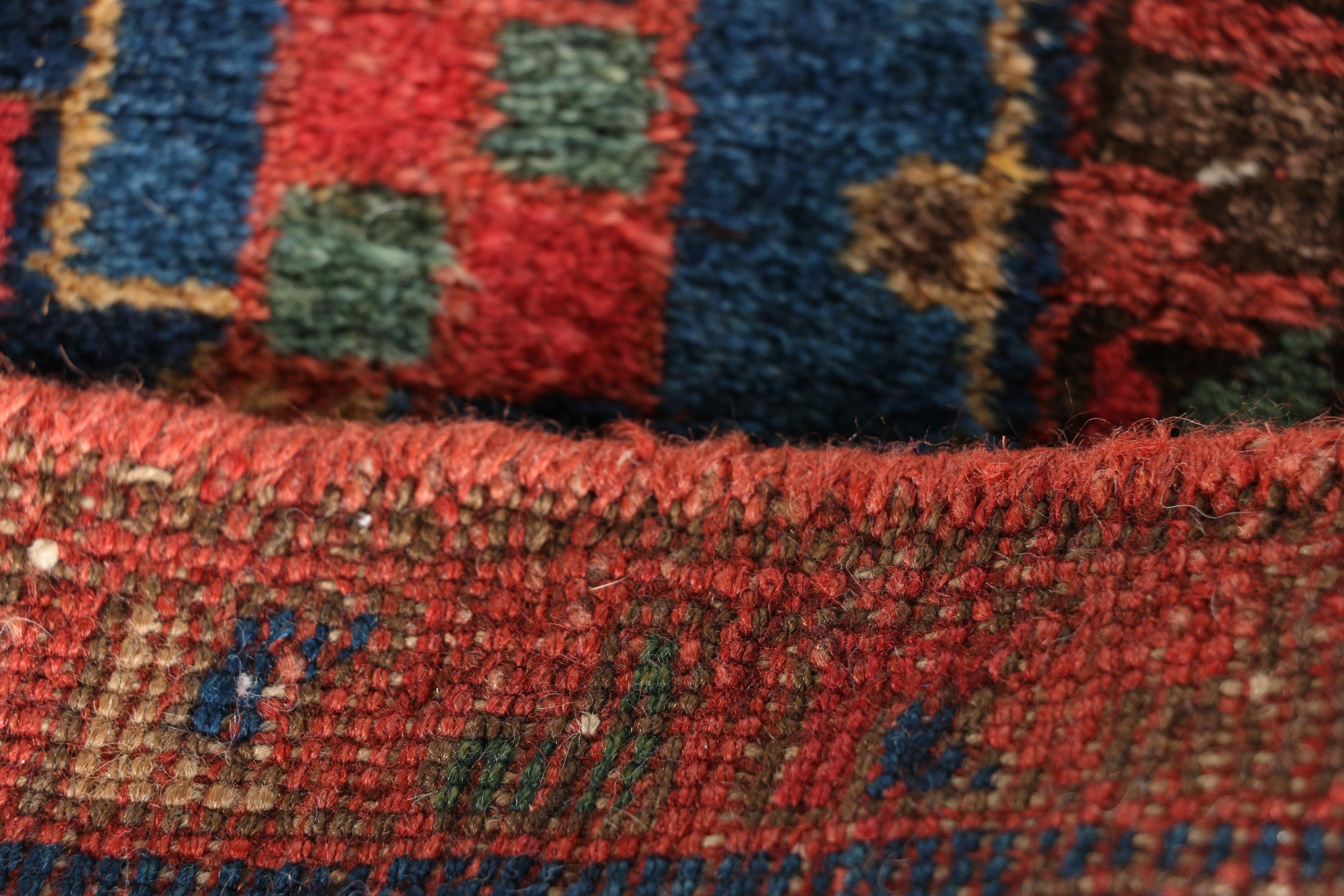 Antique Handwoven Bijar Area Rug, Circa 1890