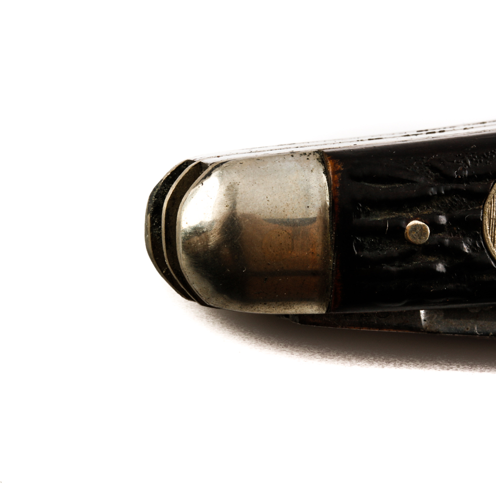 Vintage Boker USA tree brand three blade pocket knife