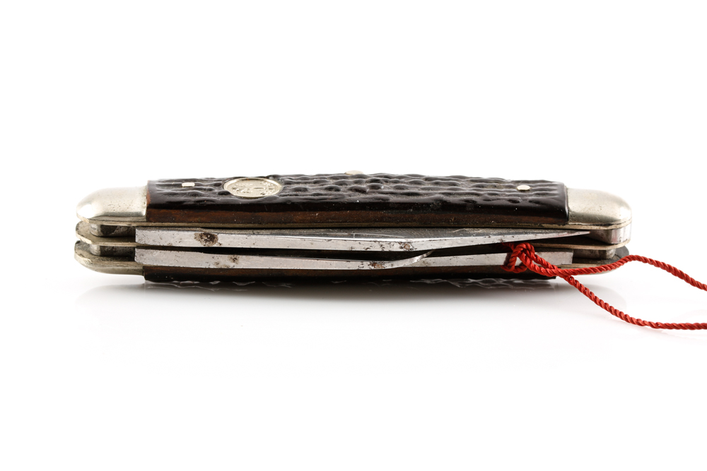 Vintage Boker USA tree brand three blade pocket knife