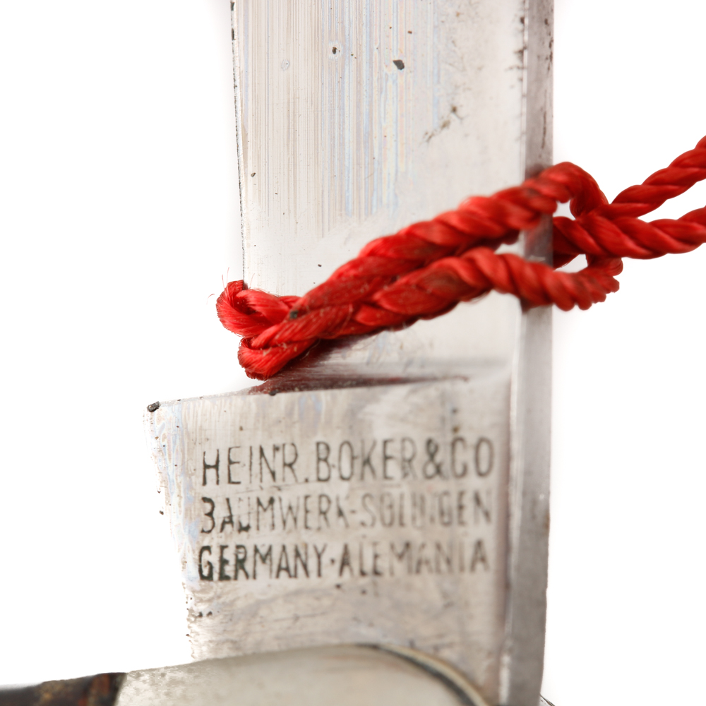 Vintage Boker USA tree brand three blade pocket knife