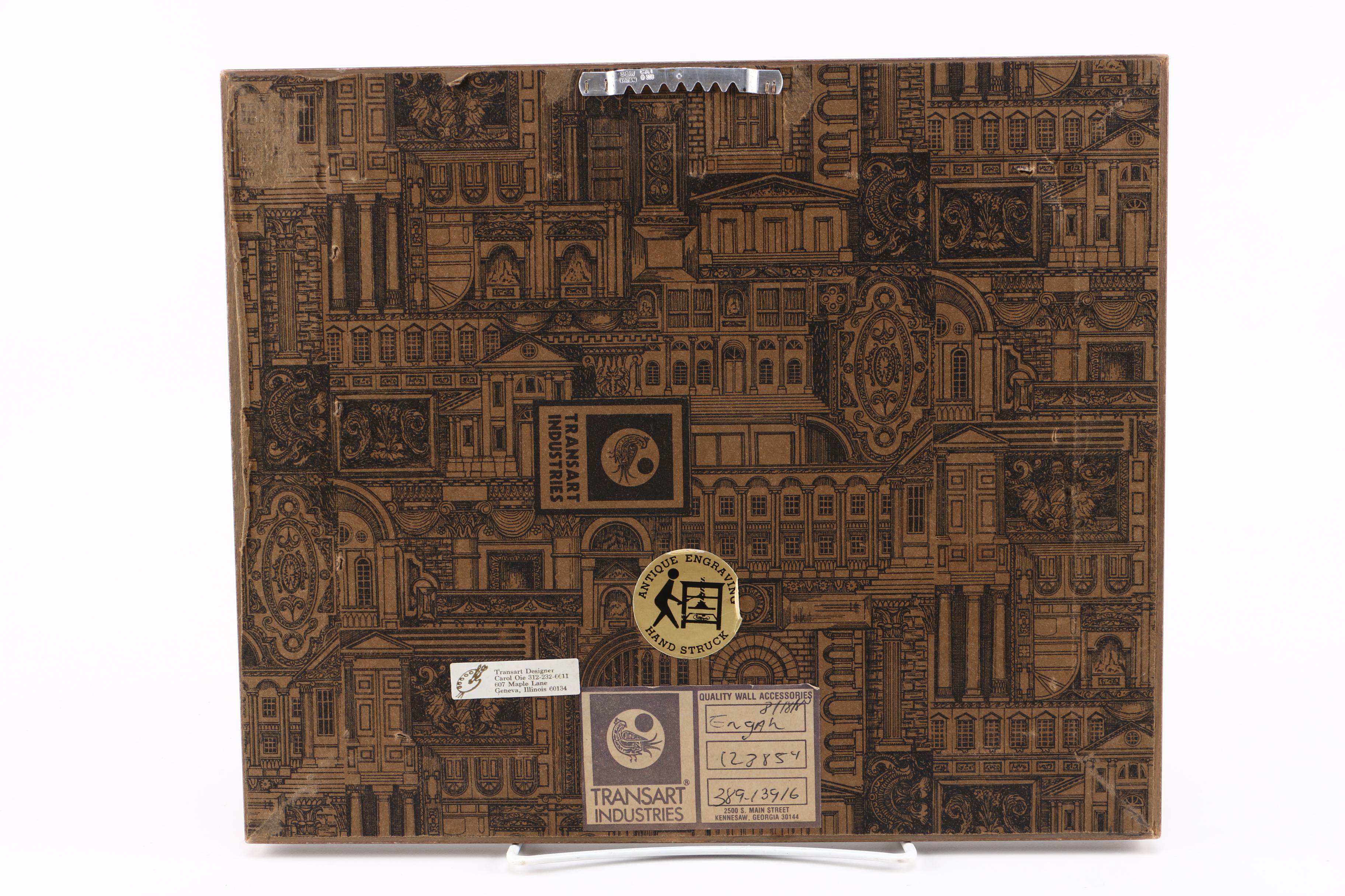 G. Mercer Engraving on Paper "Sunnyside - Home of Washington Irving"