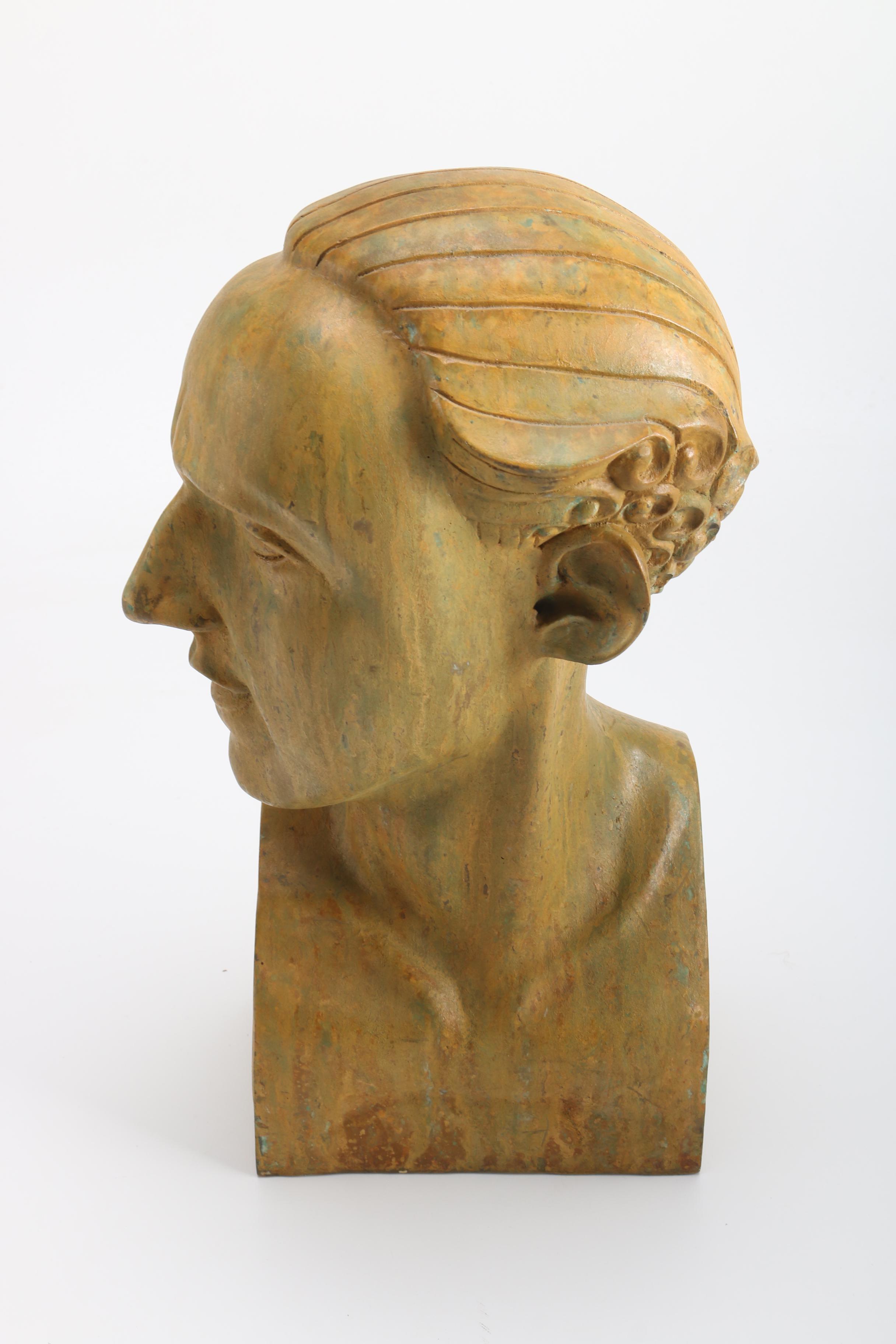 "Albert and Fiona" Resin Busts