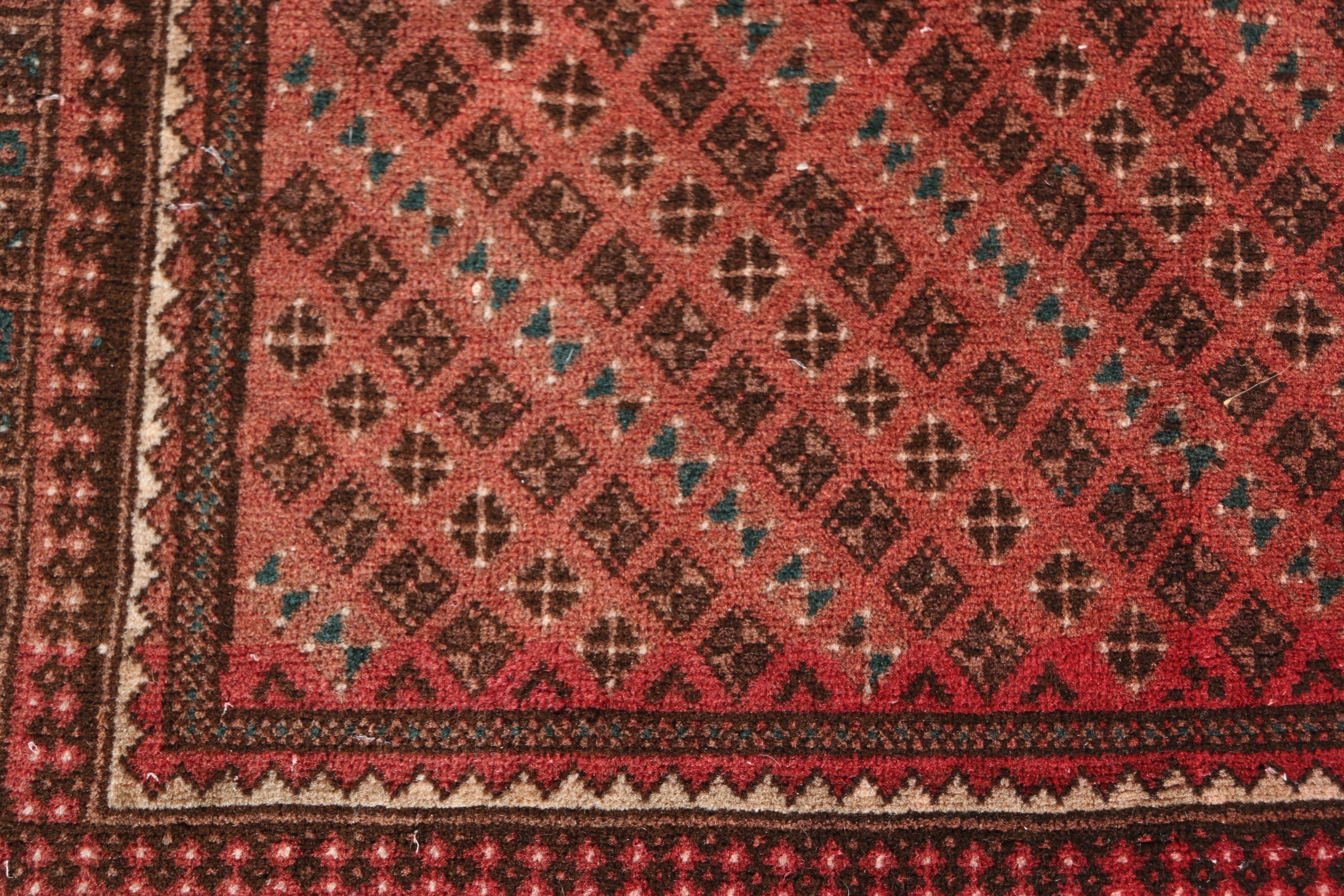 Semi-Antique Hand-Knotted Anatolian Area Rug