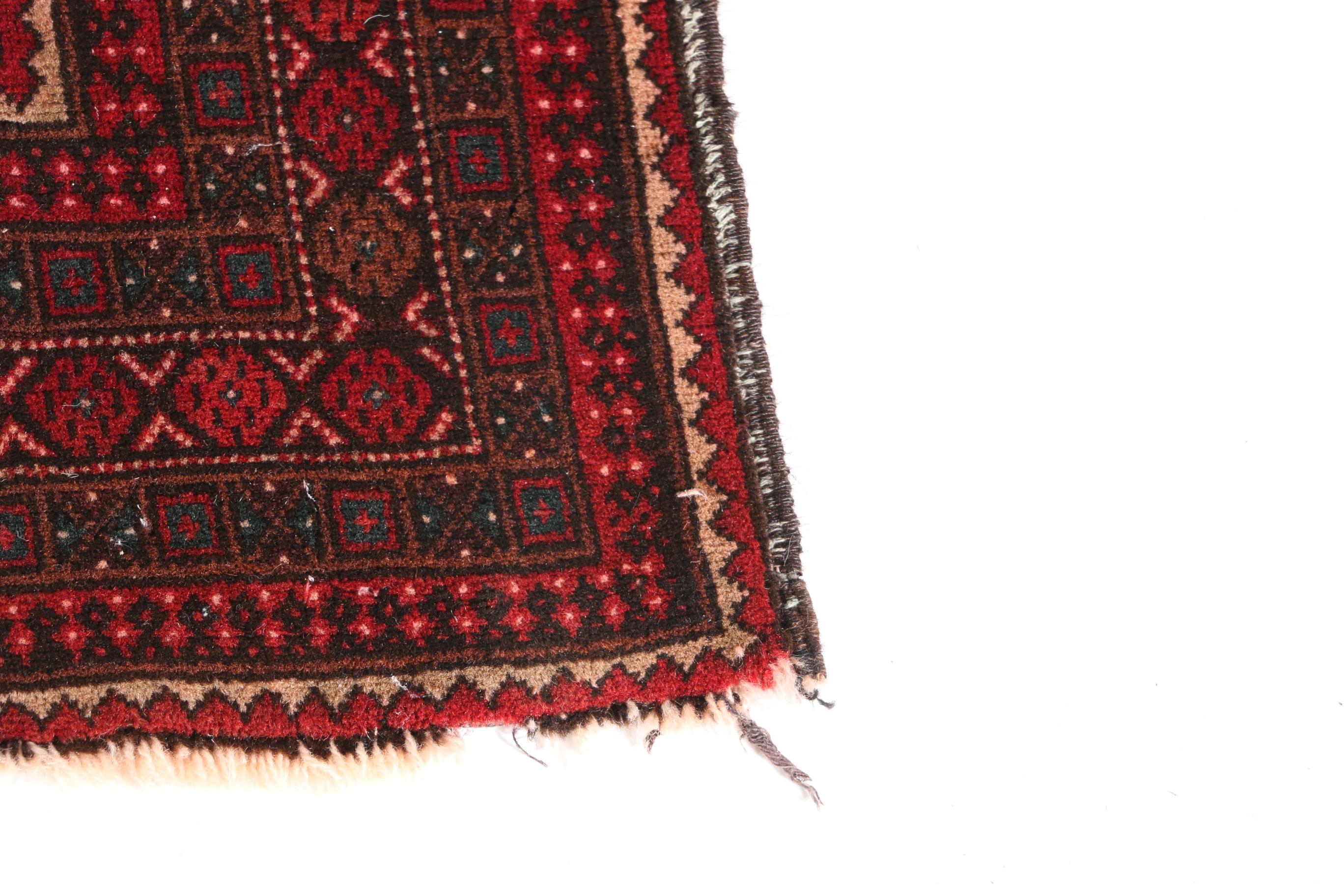 Semi-Antique Hand-Knotted Anatolian Area Rug