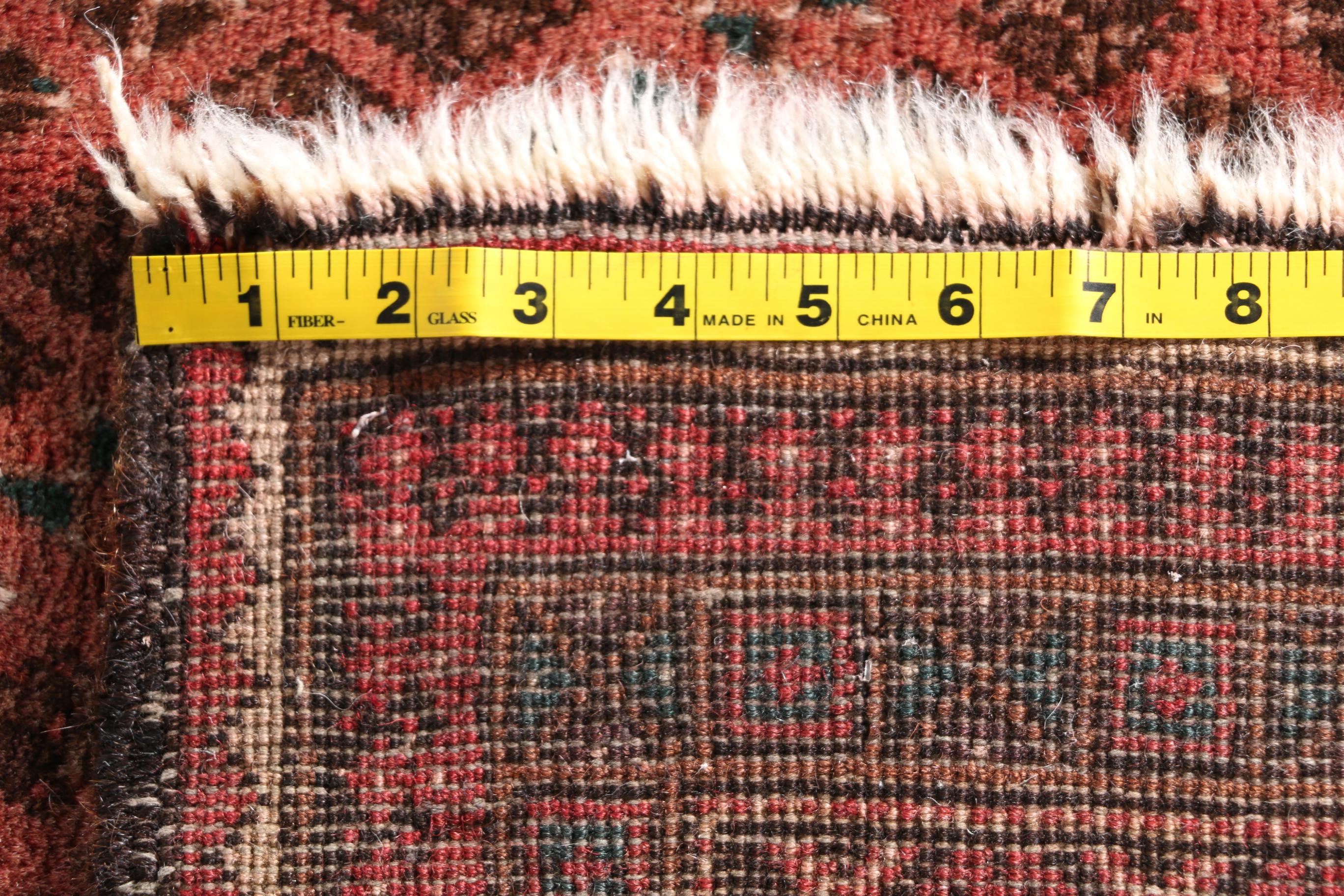 Semi-Antique Hand-Knotted Anatolian Area Rug