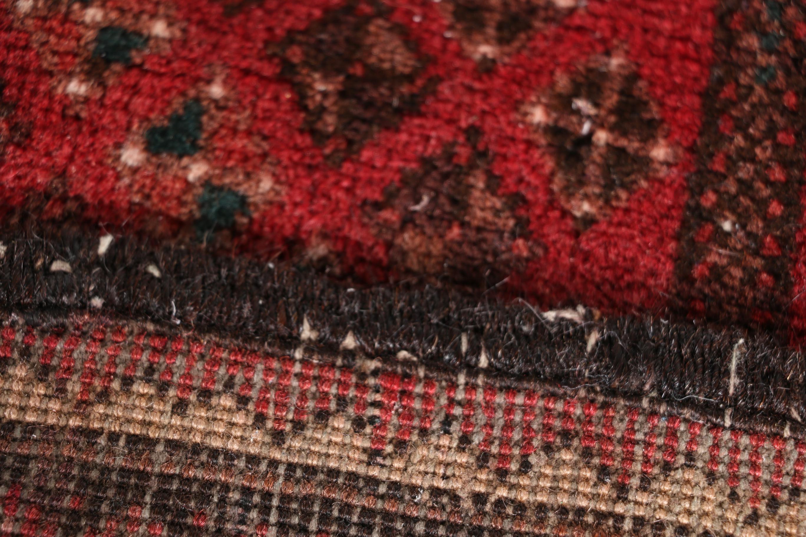 Semi-Antique Hand-Knotted Anatolian Area Rug