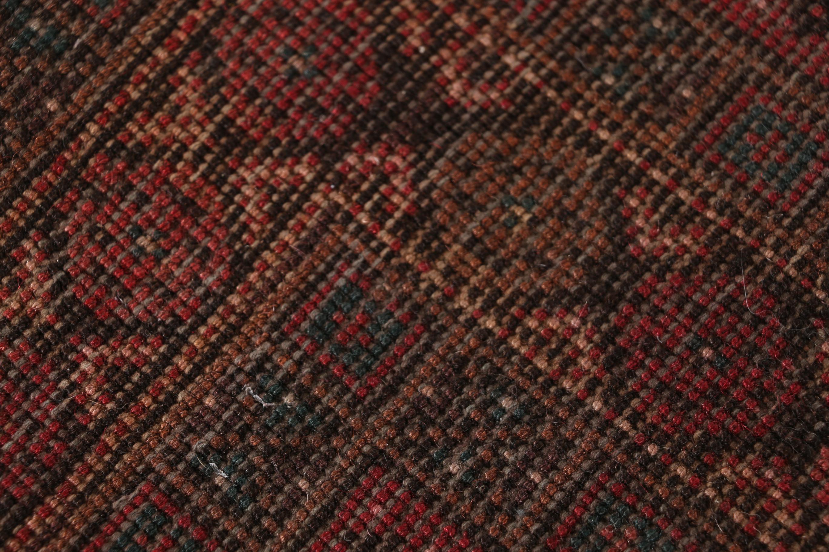 Semi-Antique Hand-Knotted Anatolian Area Rug