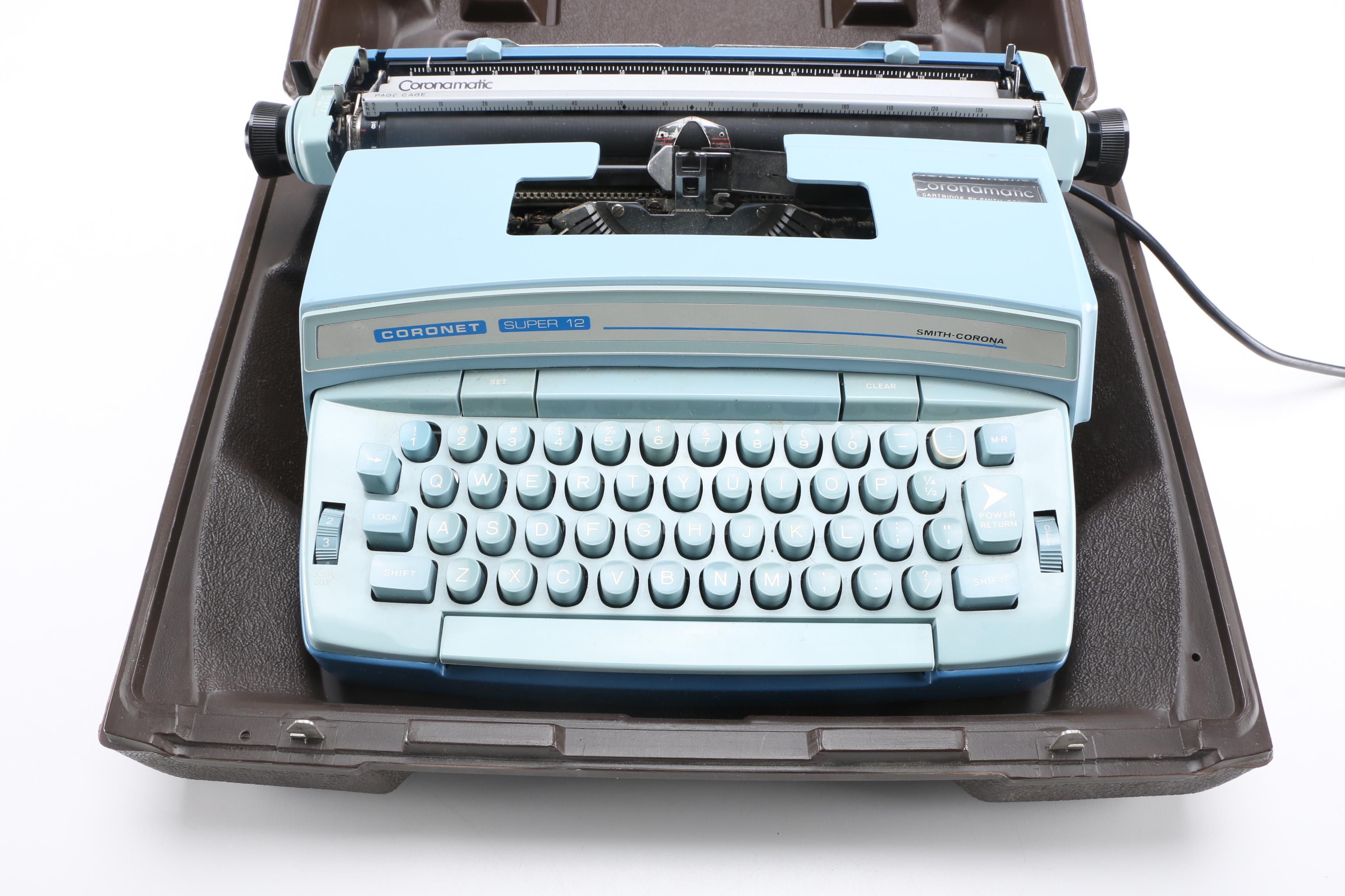 Coronamatic "Coronet Super 12" Typewriter