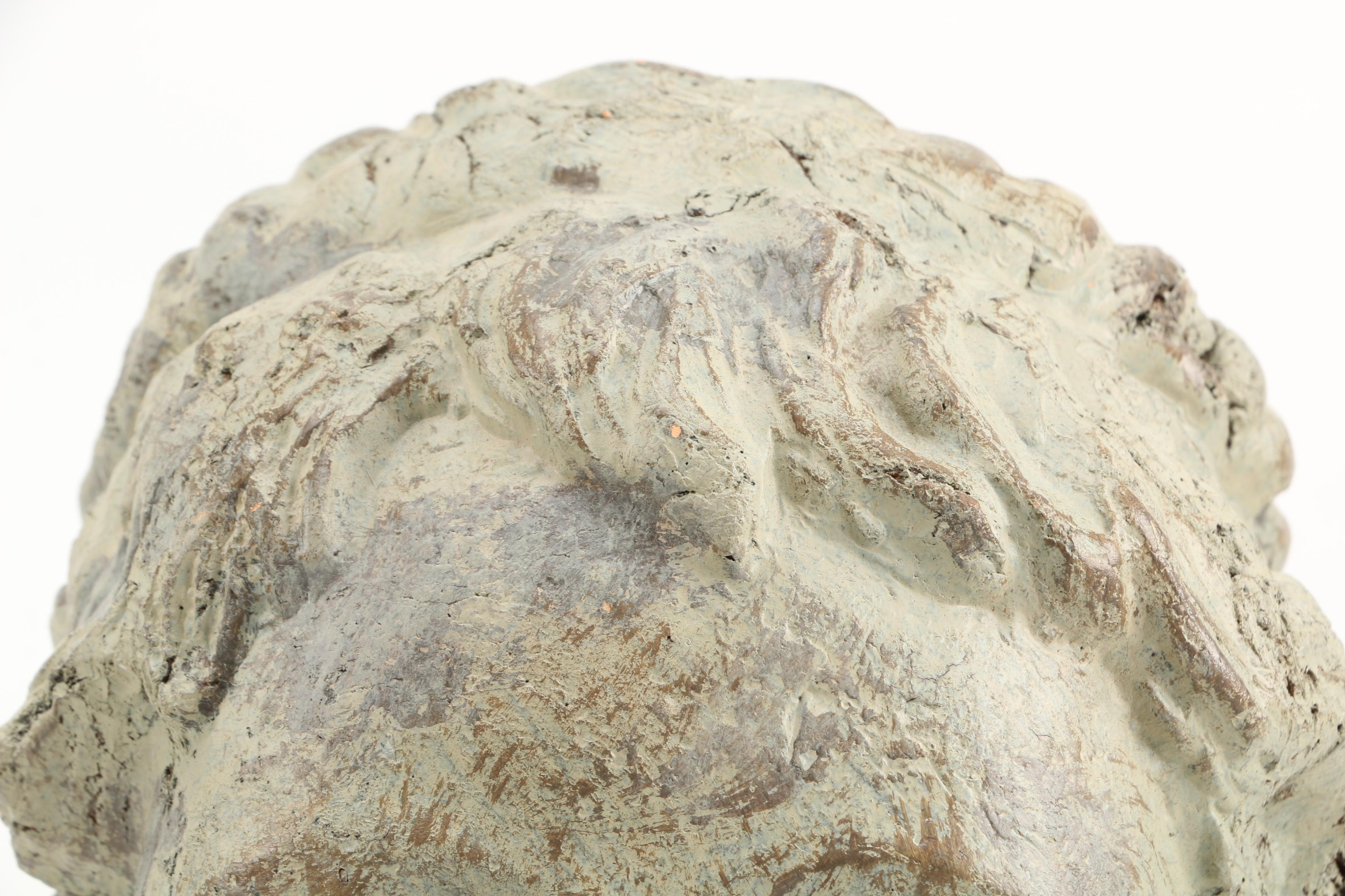 Bust of Woman in Plaster