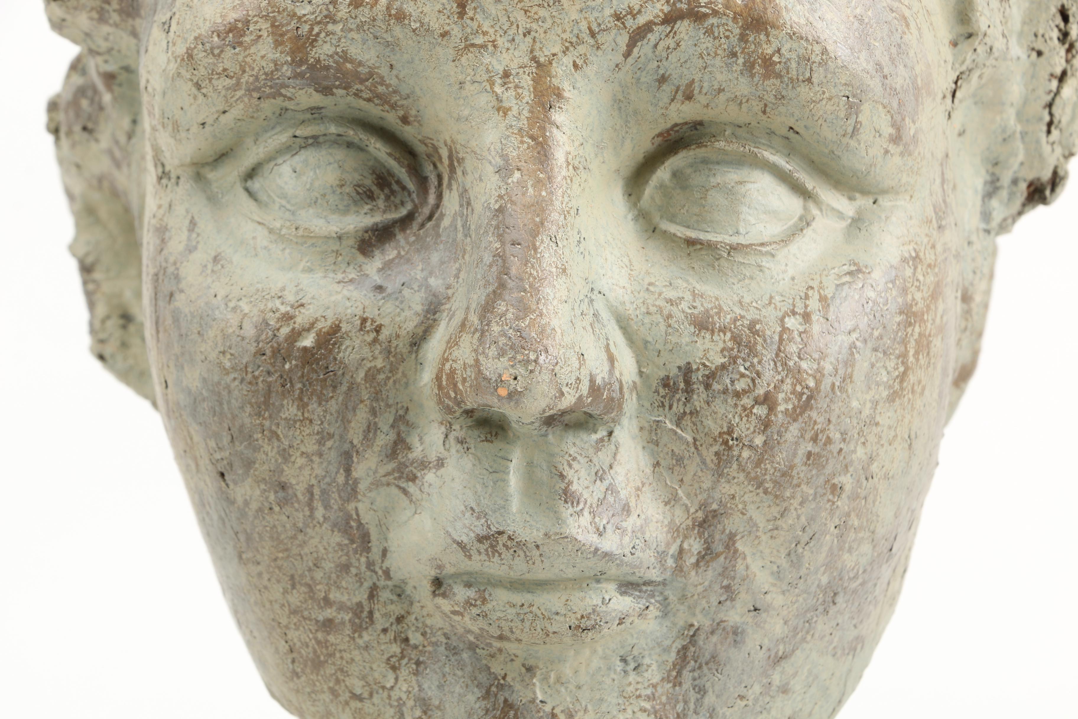 Bust of Woman in Plaster