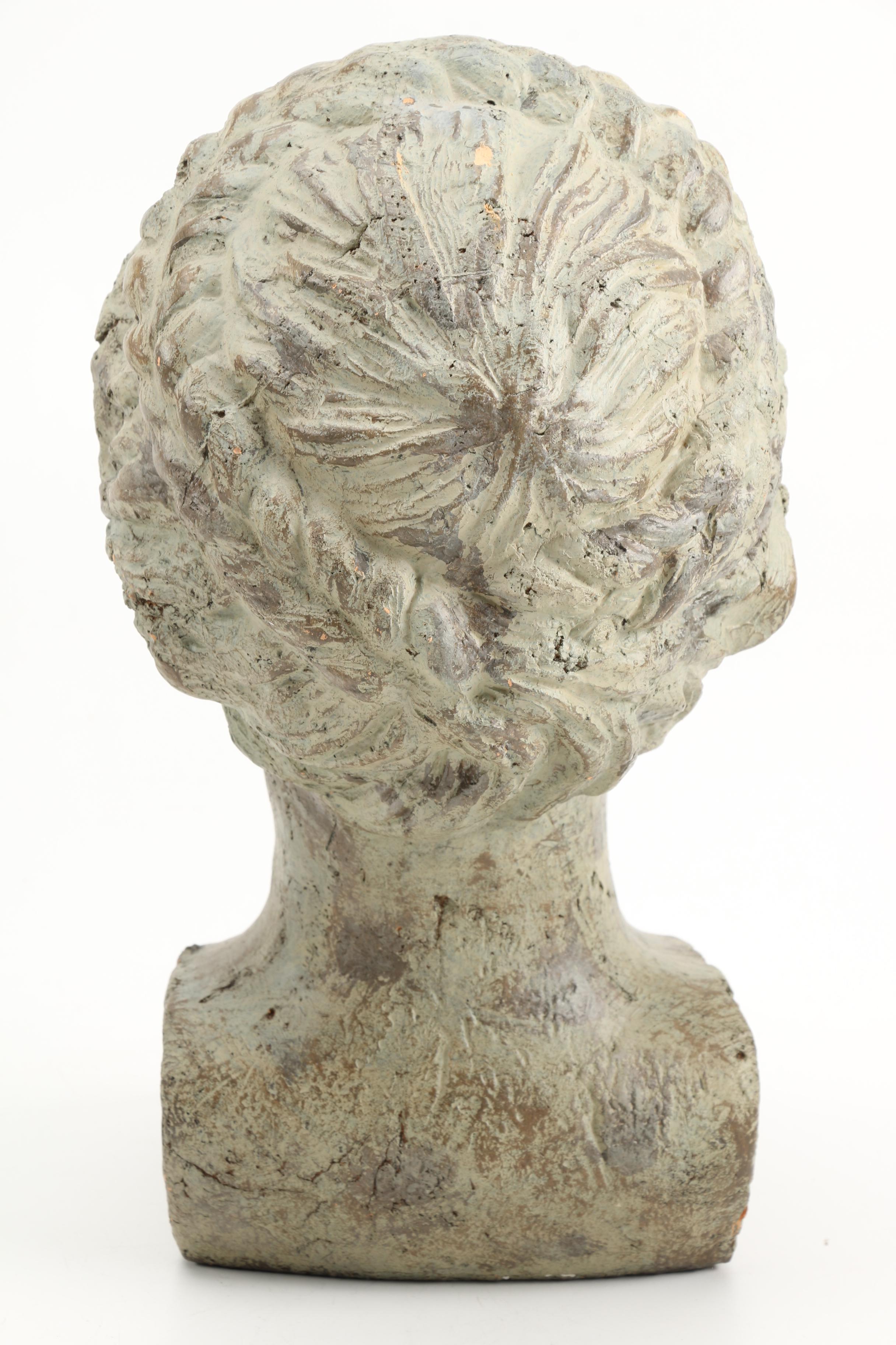 Bust of Woman in Plaster