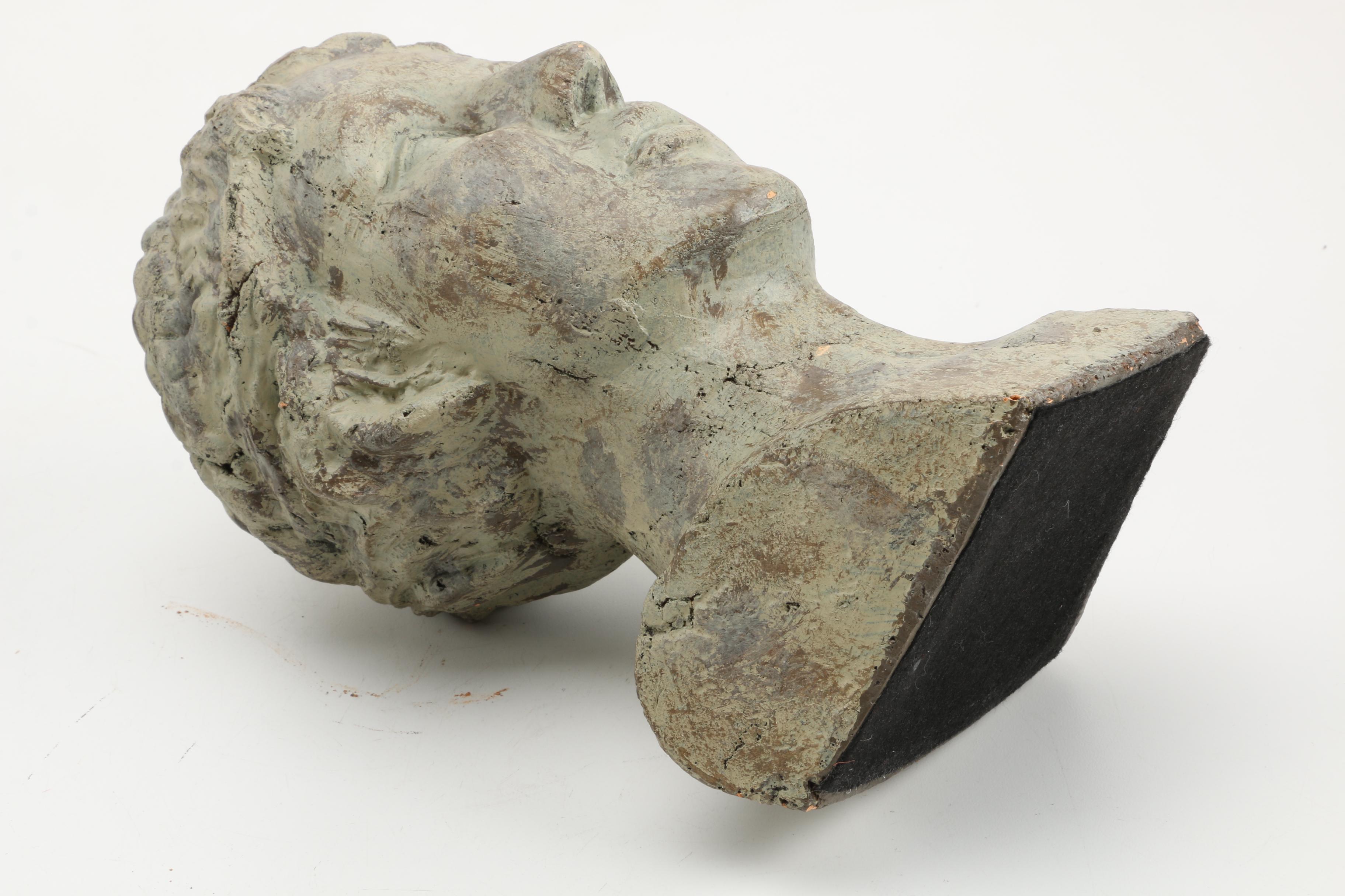 Bust of Woman in Plaster