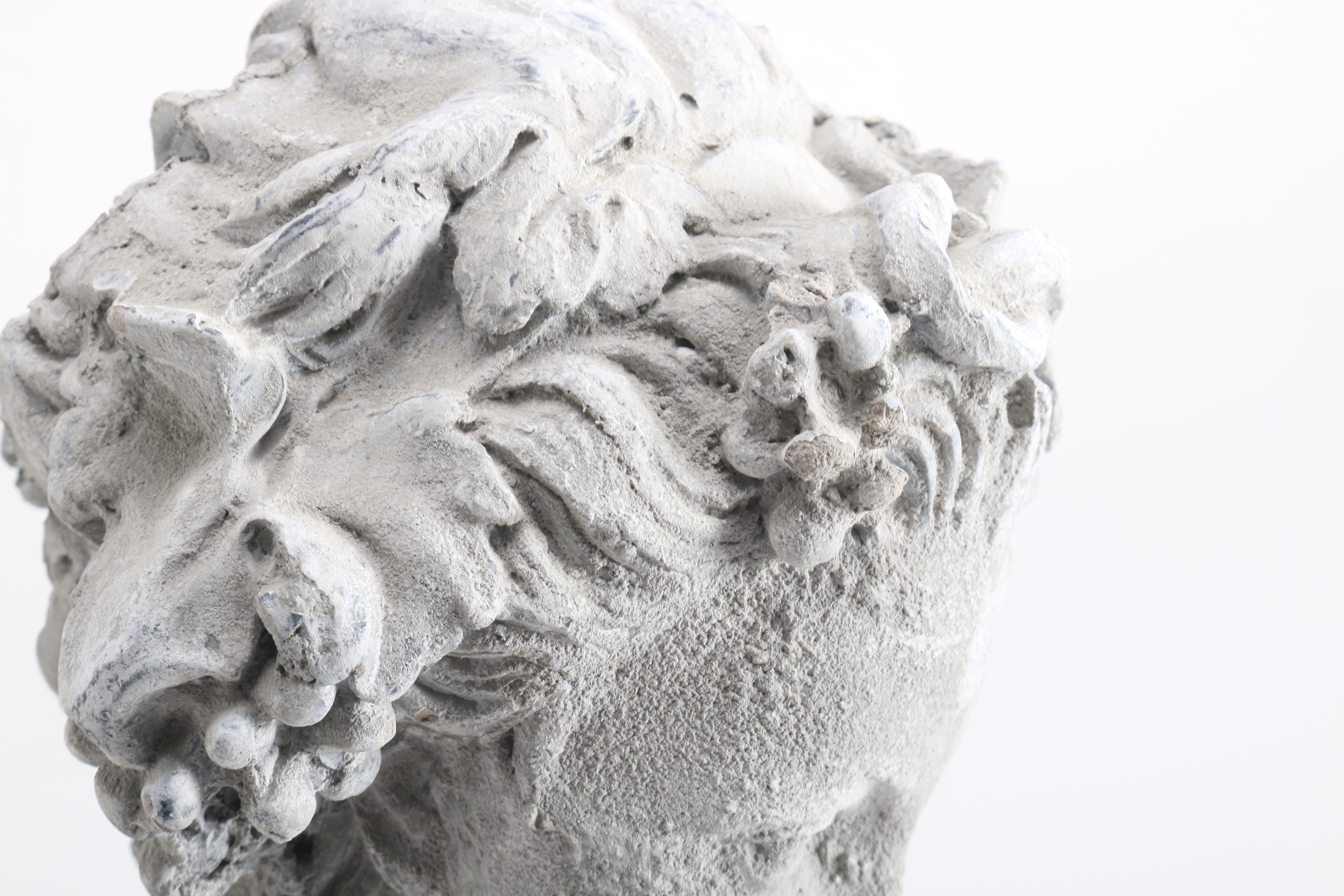 Concrete Romanesque Bust