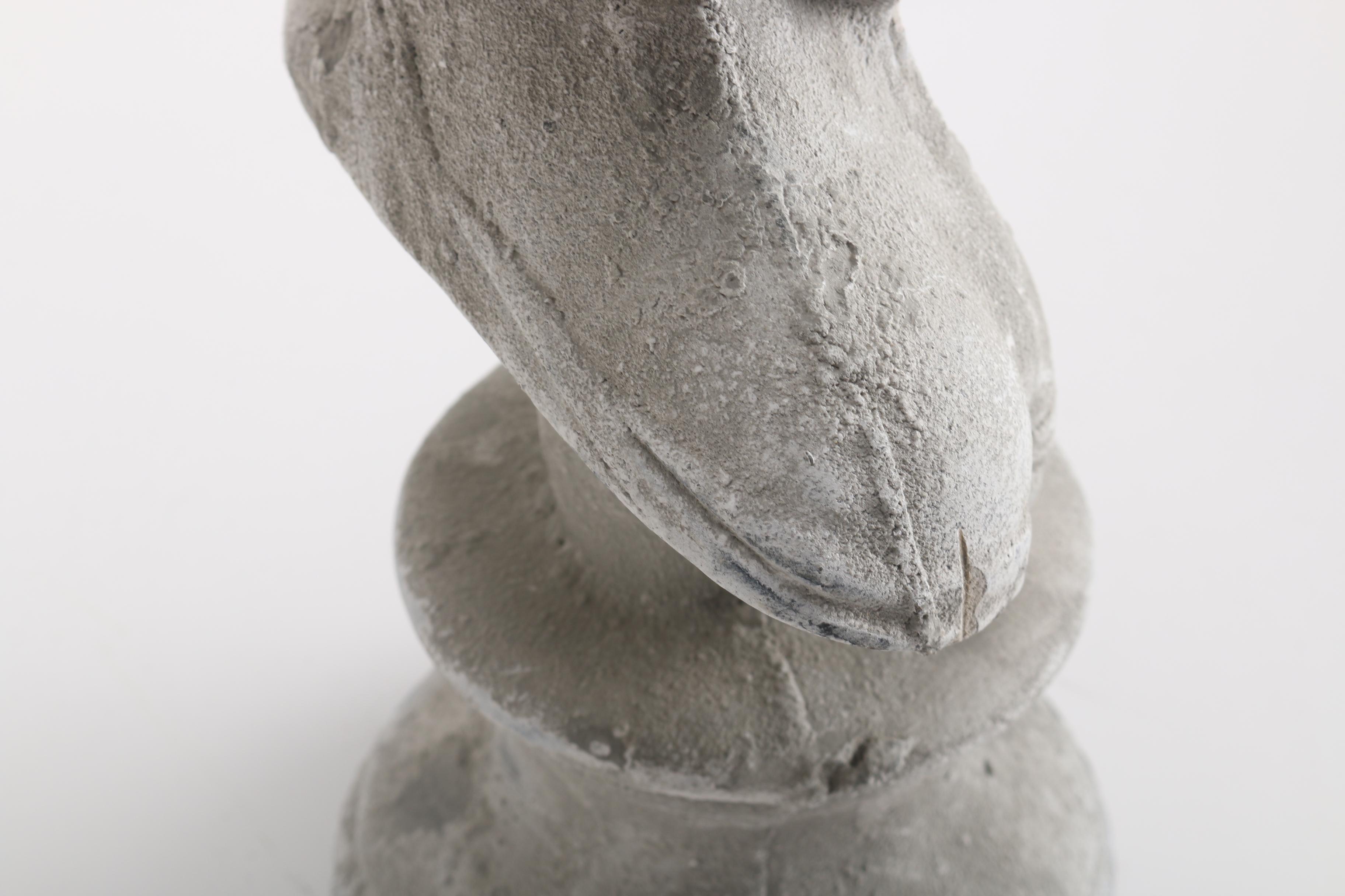 Concrete Romanesque Bust