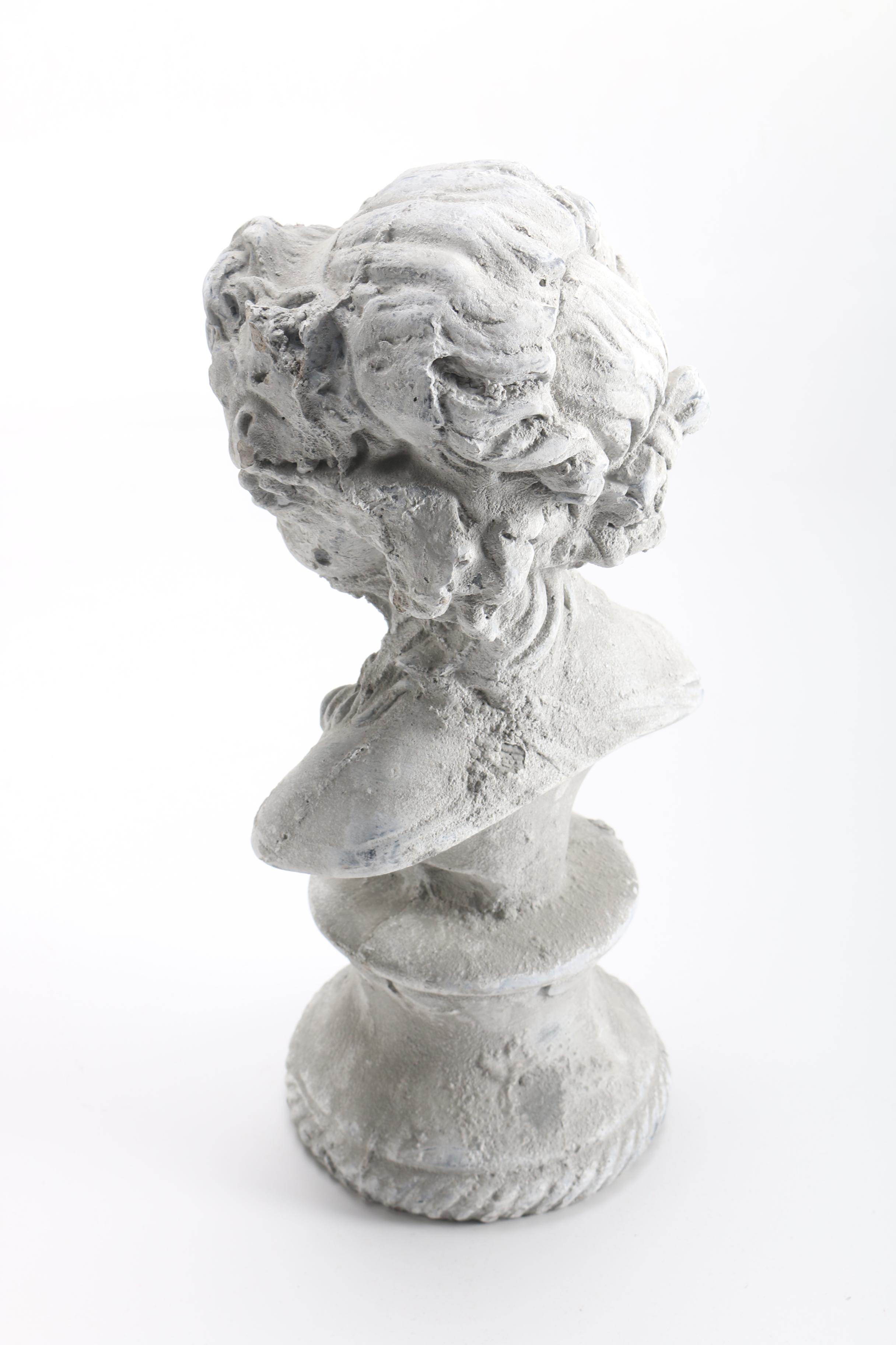 Concrete Romanesque Bust