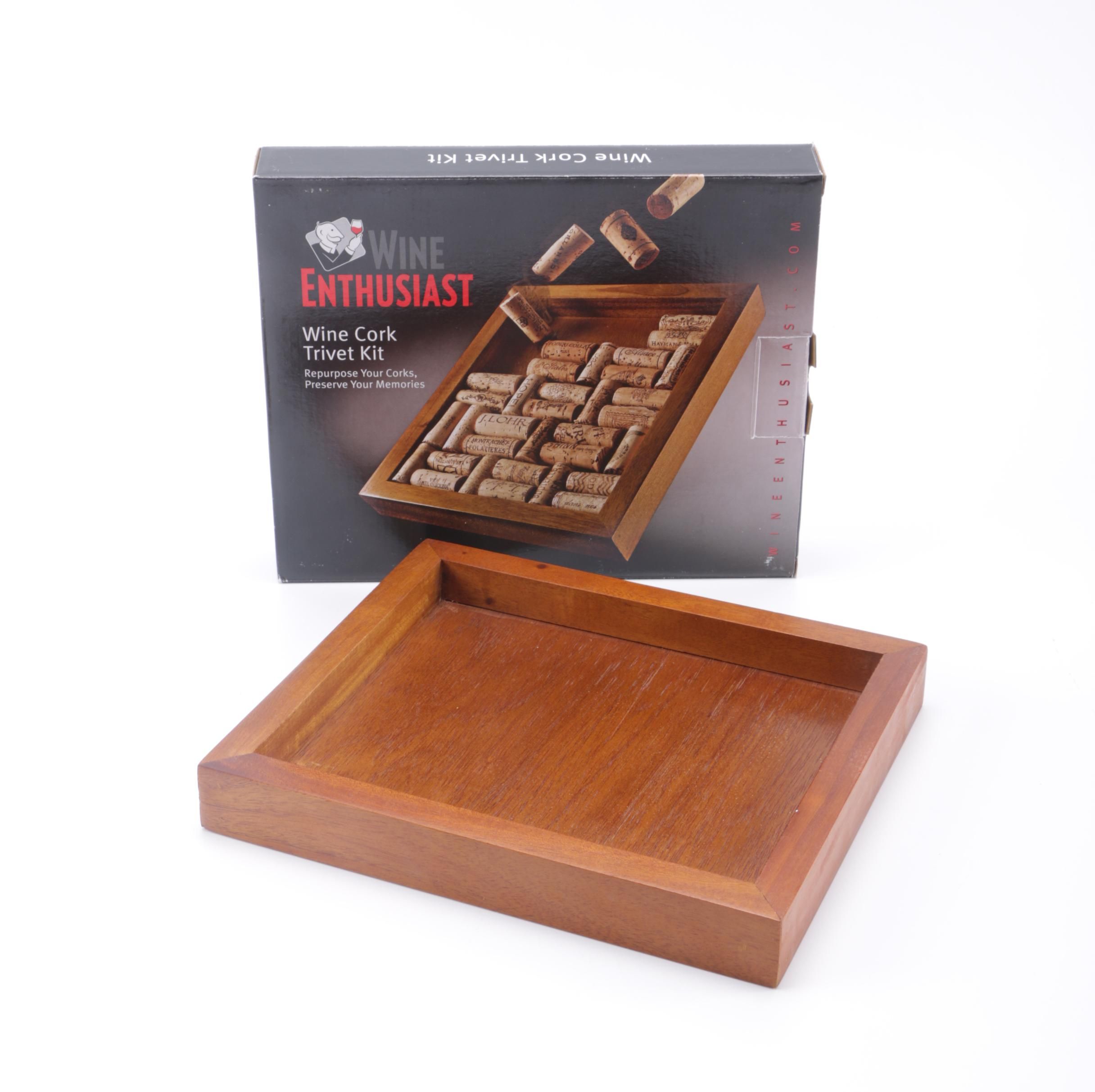 Wine Enthusiast Wine Cork Trivet Kits