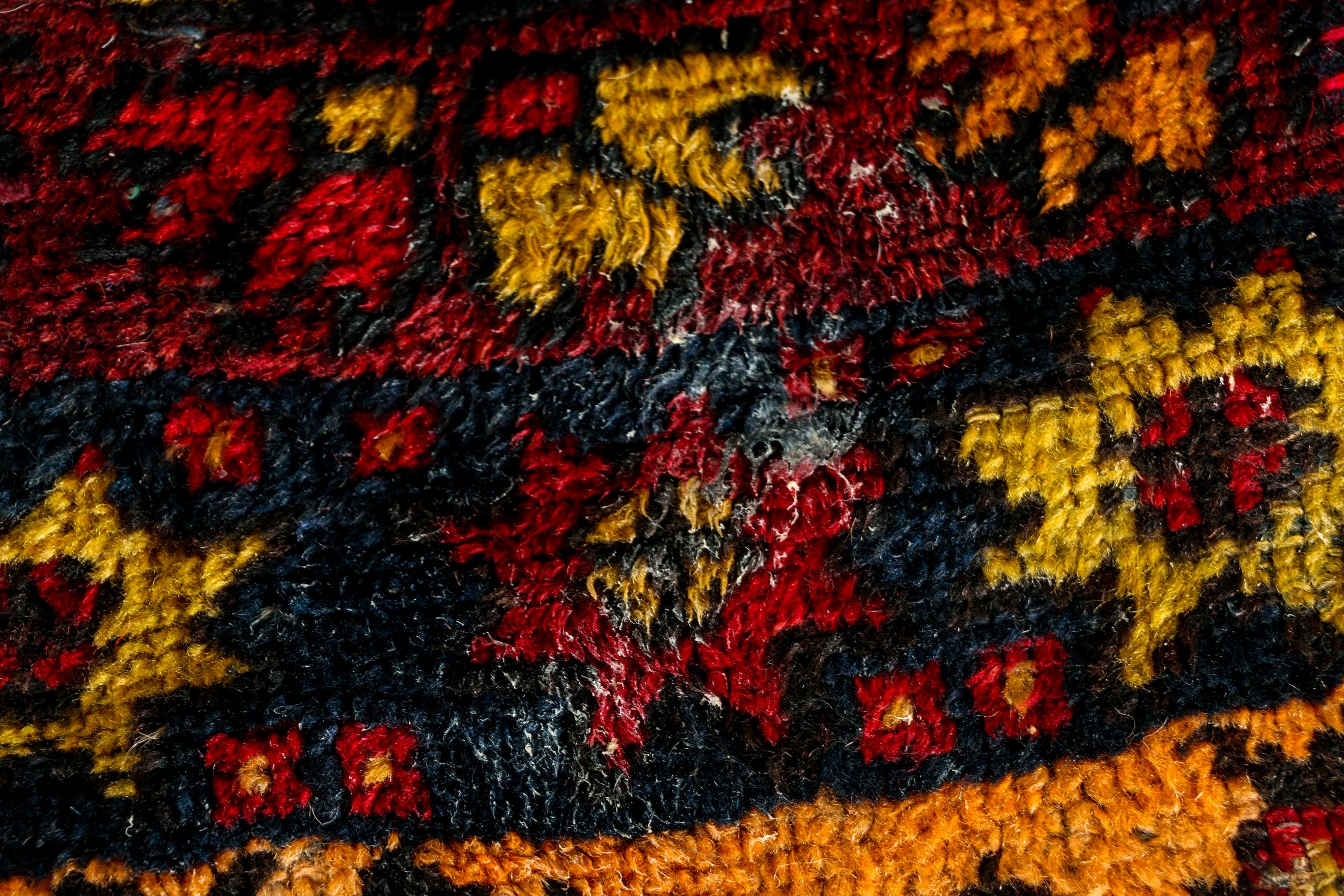 Large and Unique Handmade Vintage Turkish Patchwork Area Rug