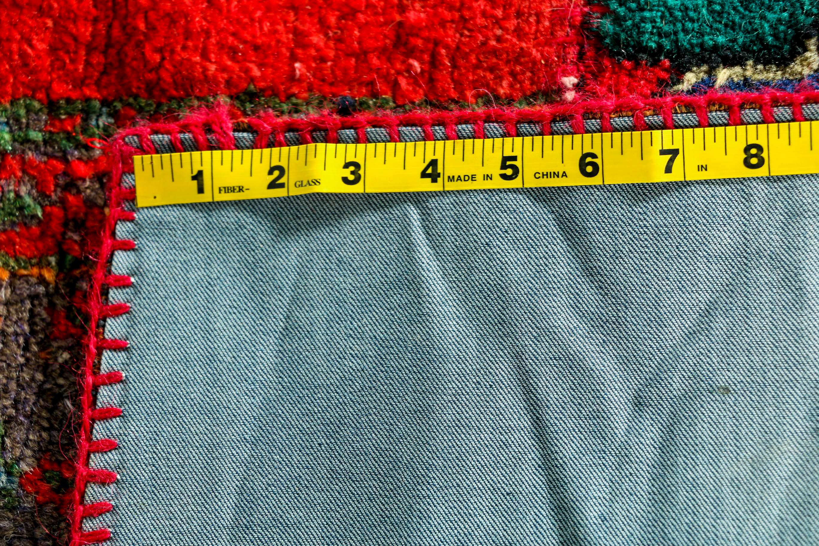 Large and Unique Handmade Vintage Turkish Patchwork Area Rug