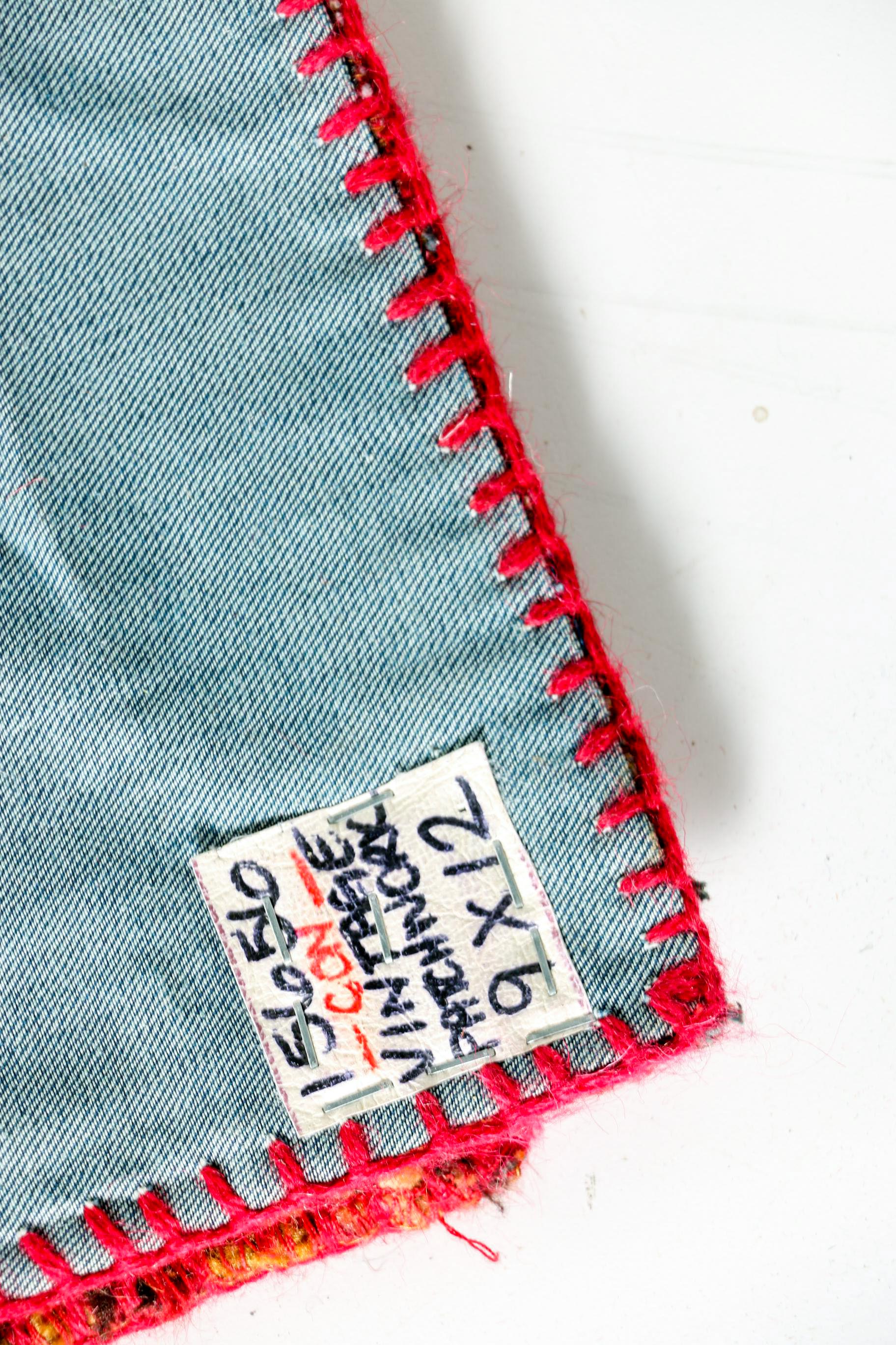 Large and Unique Handmade Vintage Turkish Patchwork Area Rug