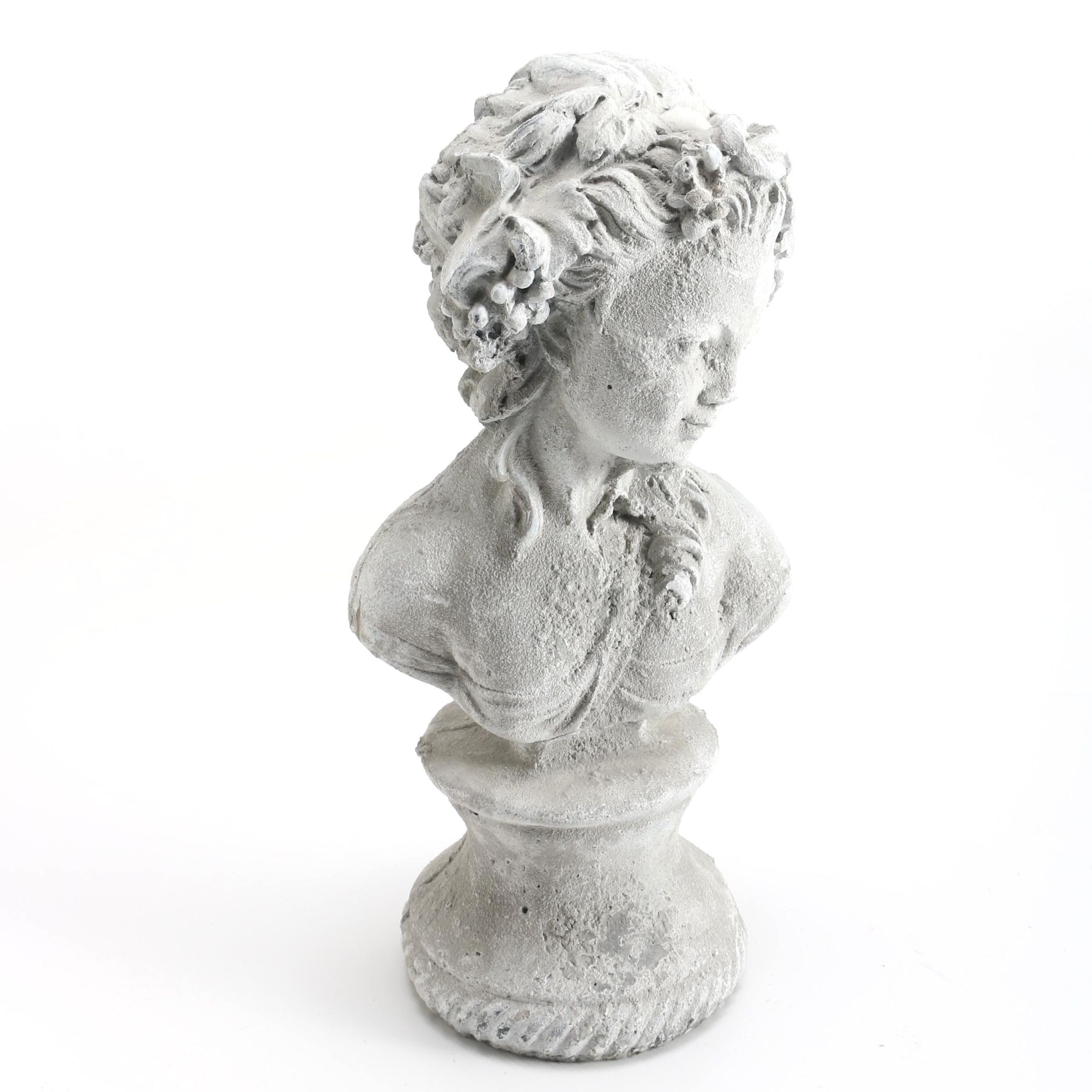 Concrete Romanesque Bust