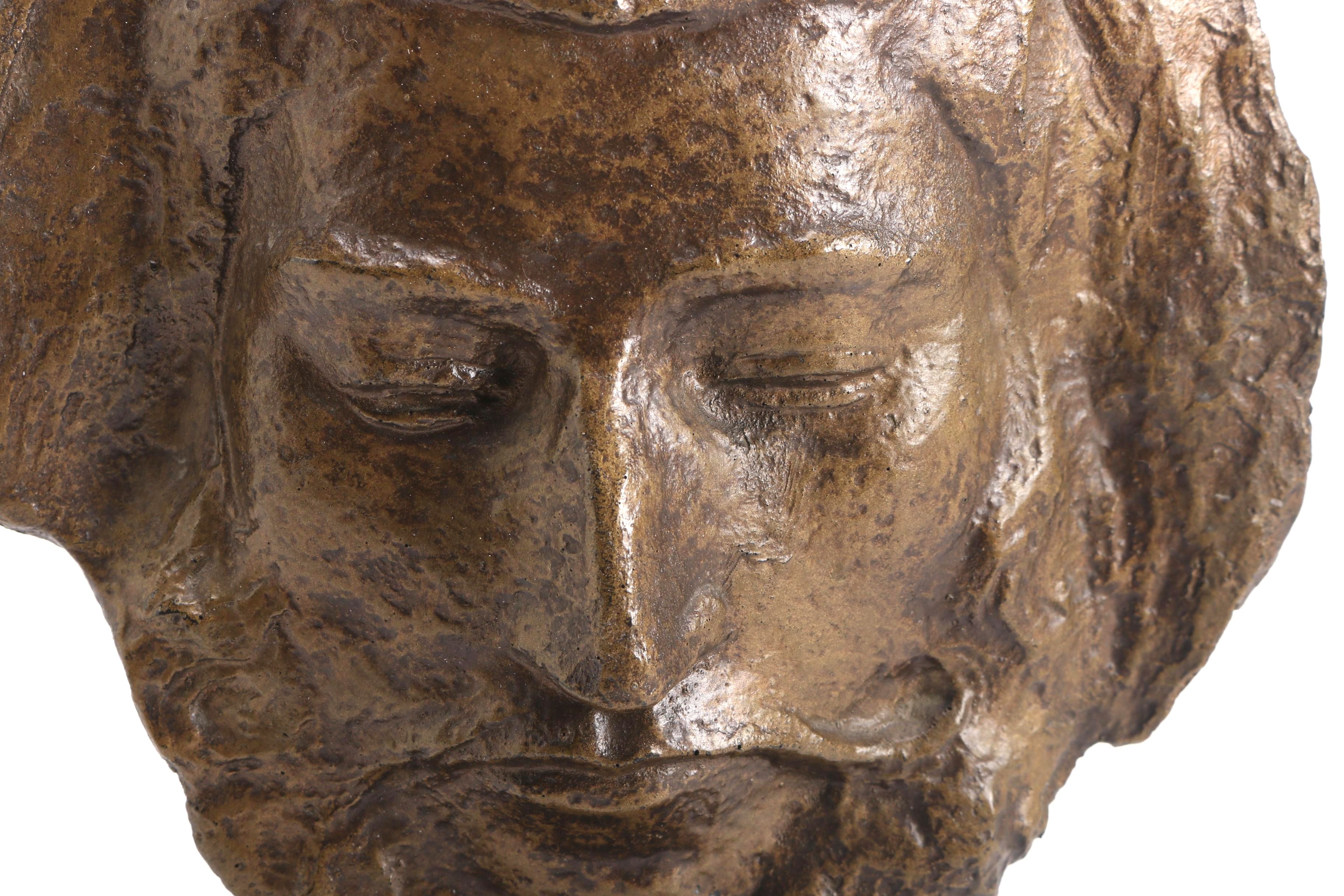 Ceramic Sculpture of Male Face