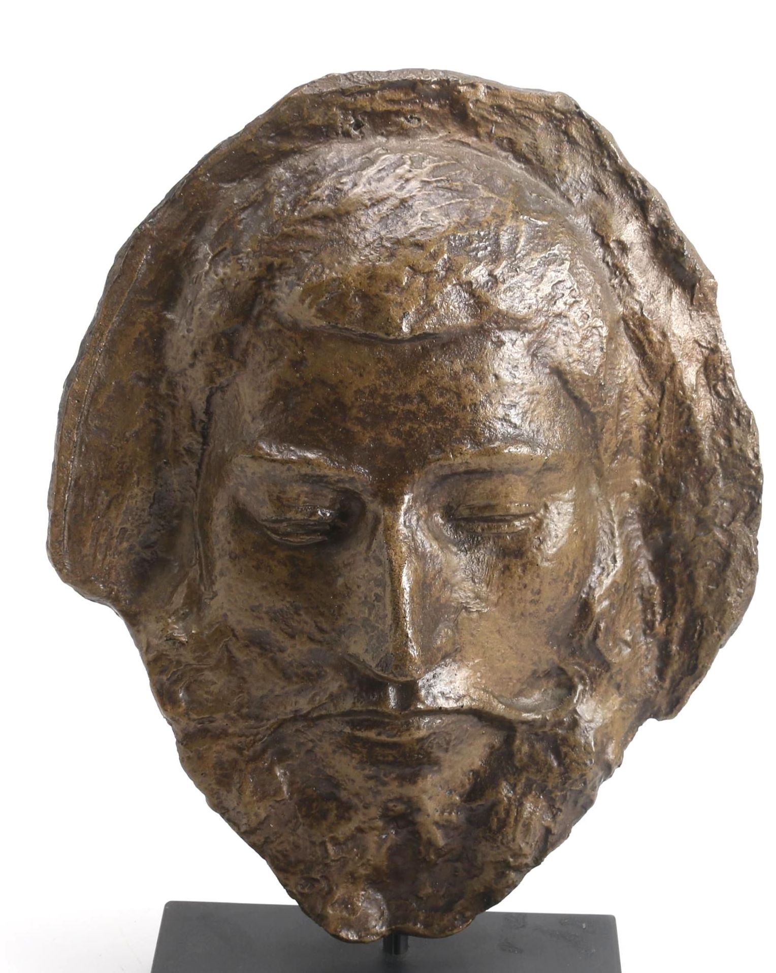 Ceramic Sculpture of Male Face