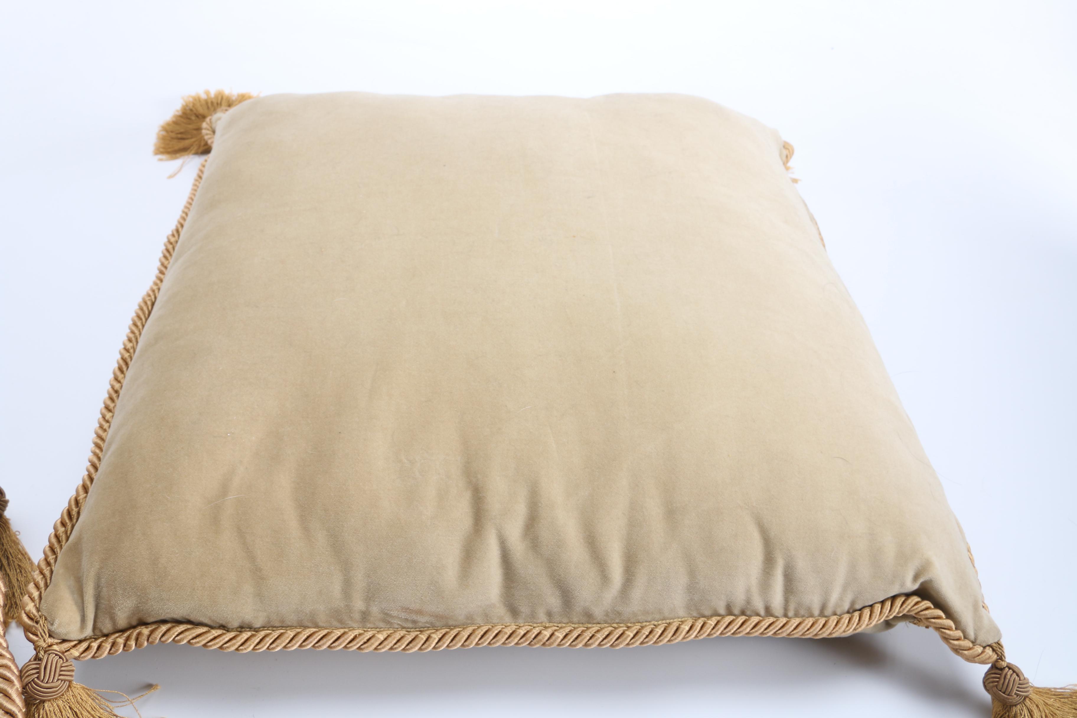 Pair of Vintage Needlepoint Pillows