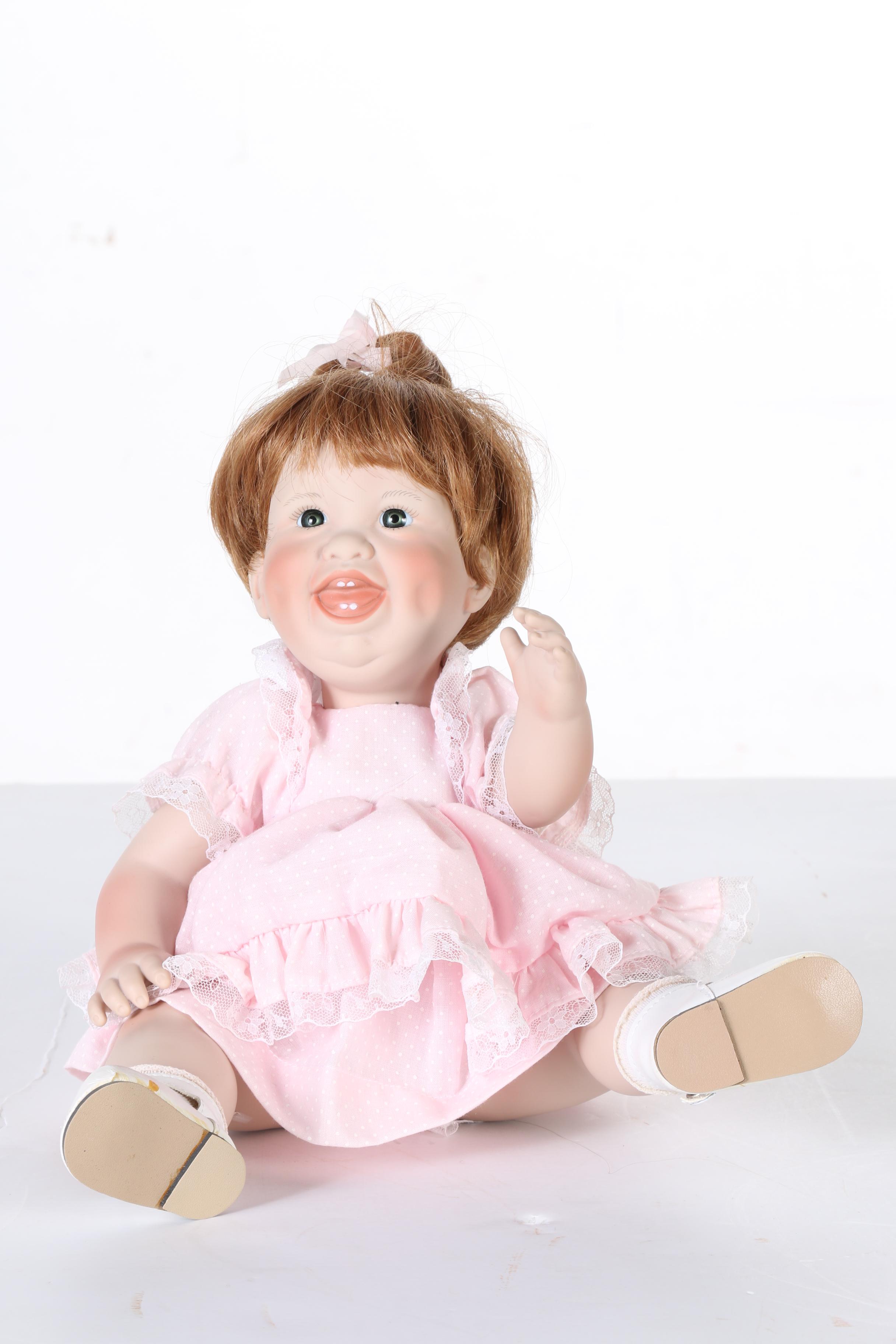 Variety of Vintage and Contemporary Composition Dolls