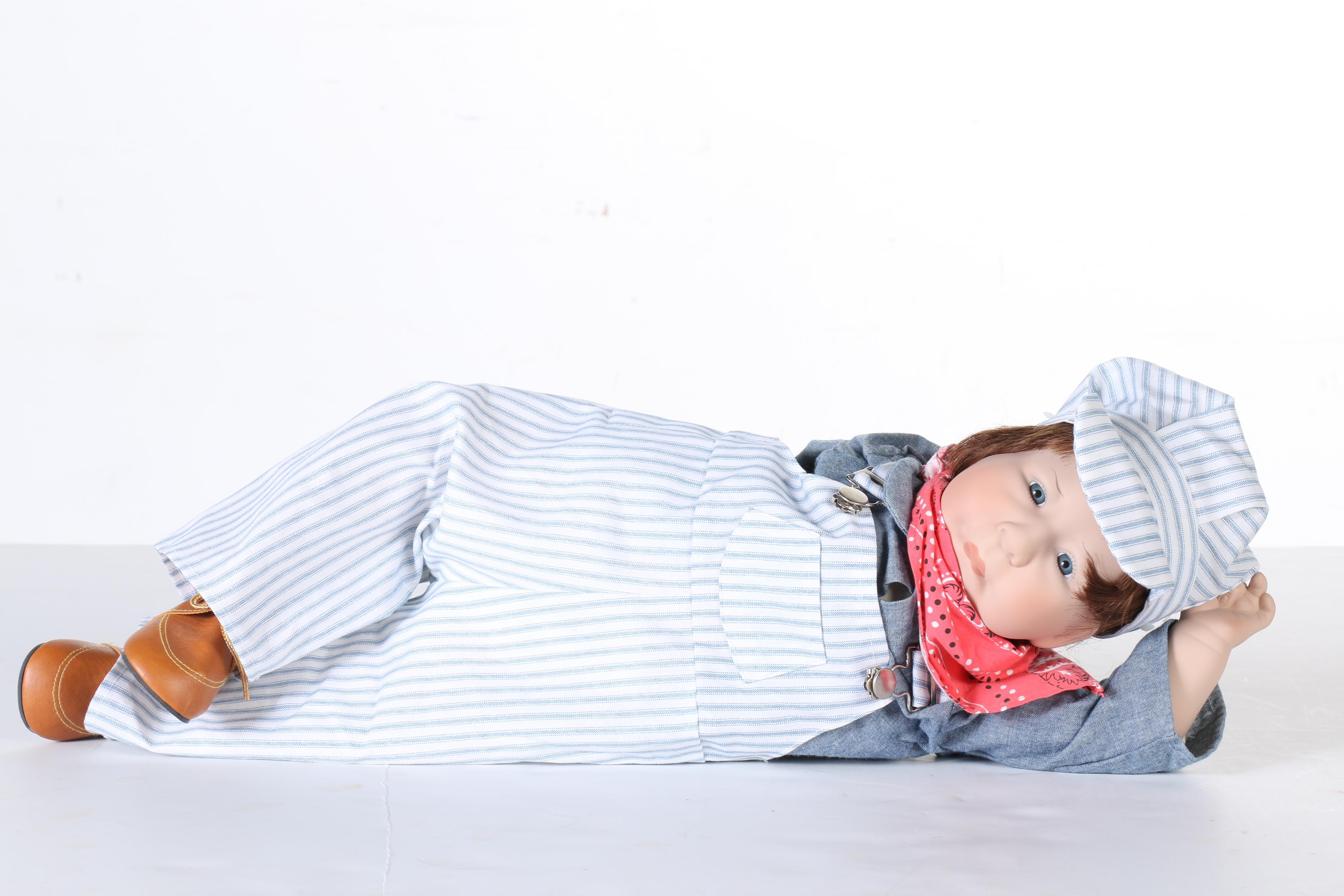 Variety of Vintage and Contemporary Composition Dolls