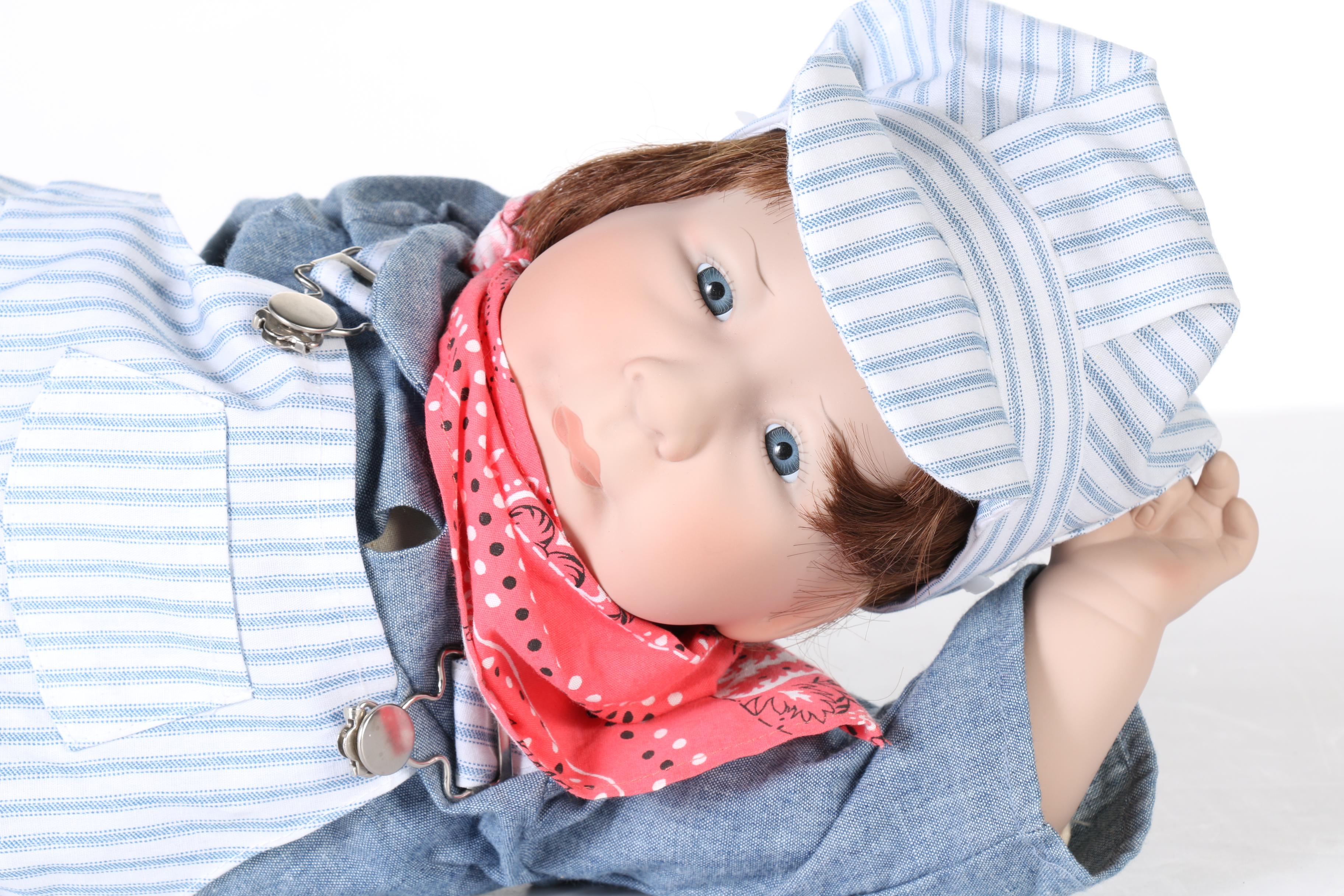 Variety of Vintage and Contemporary Composition Dolls