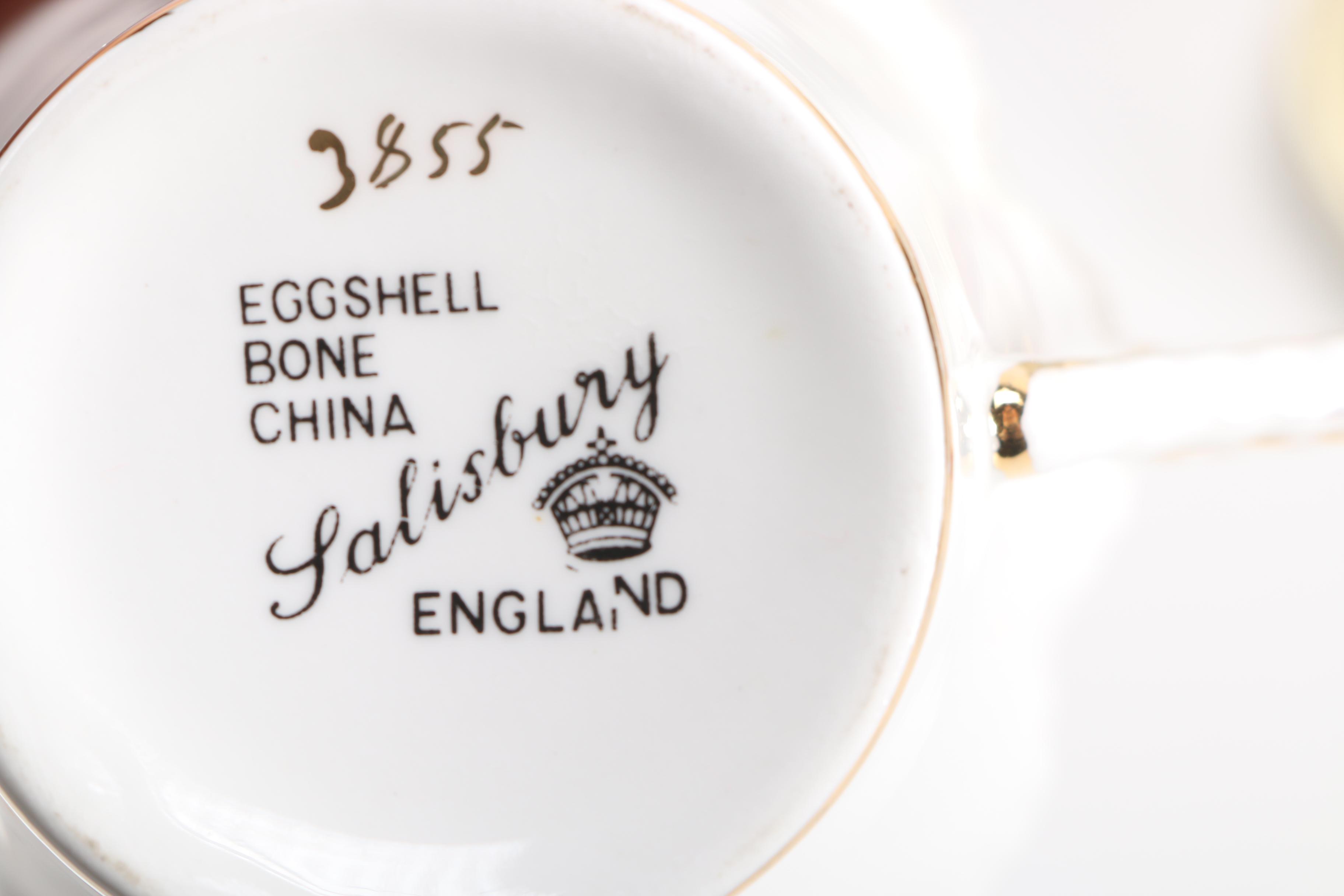 Bone China Teacups and Saucers