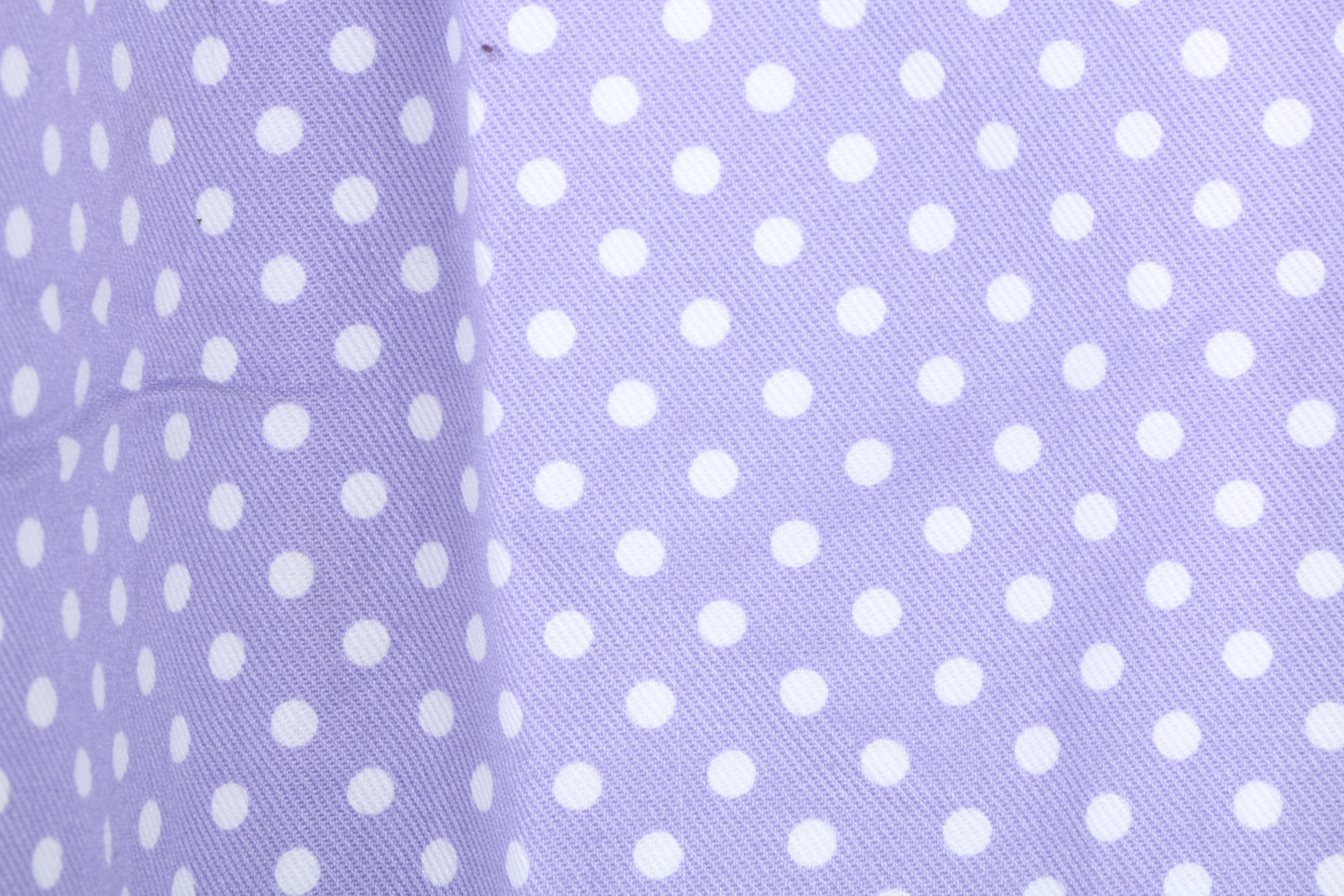 Pottery Barn Kids Polka Dot Curtains With Extra Fabric