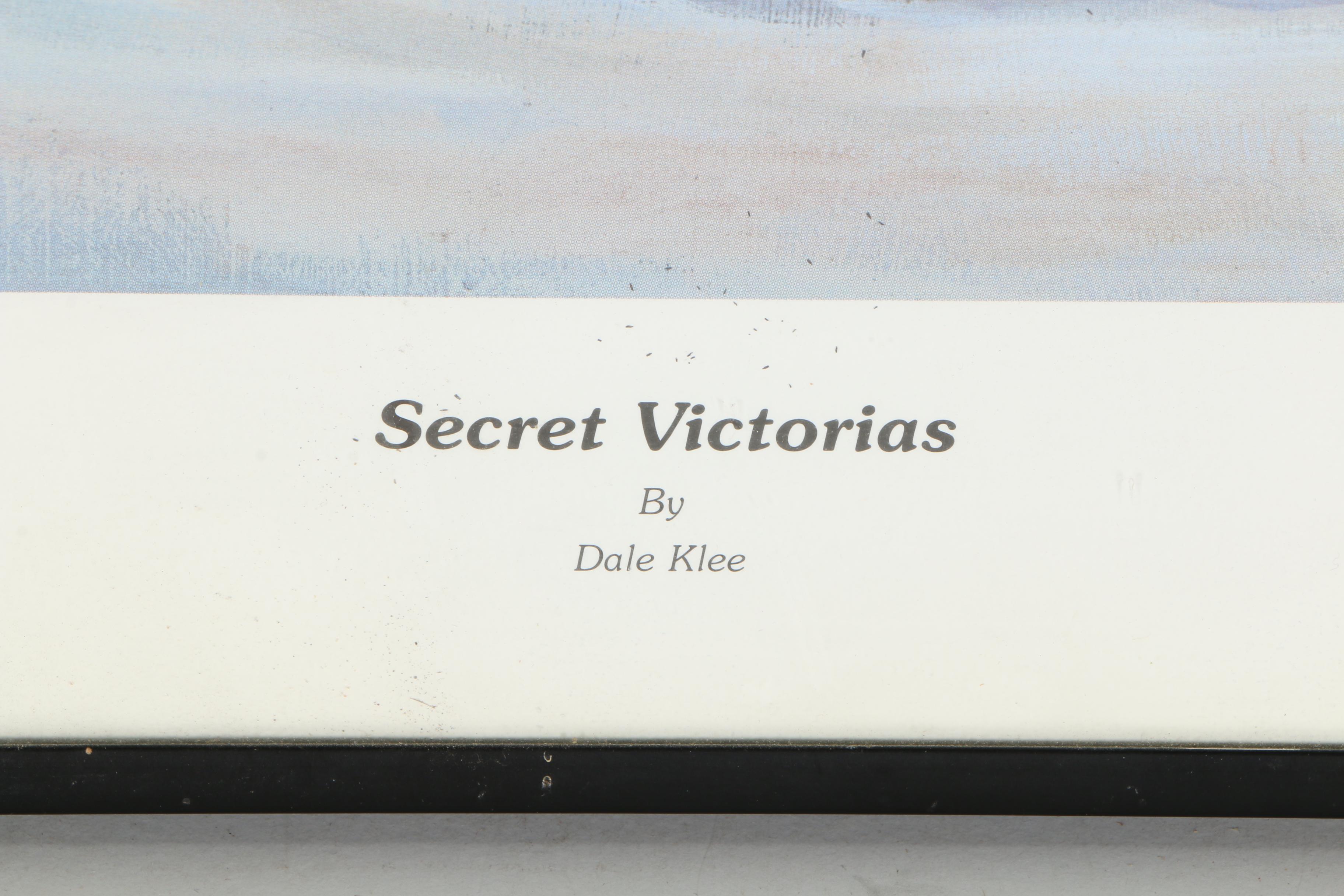 Dale Klee Offset Lithograph on Paper "Secret Victorias"