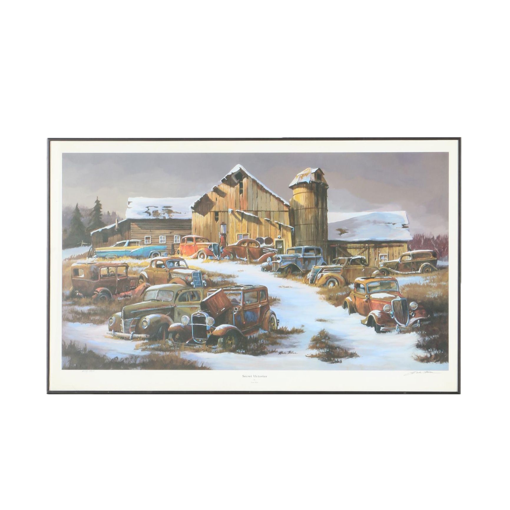 Dale Klee Offset Lithograph on Paper "Secret Victorias"