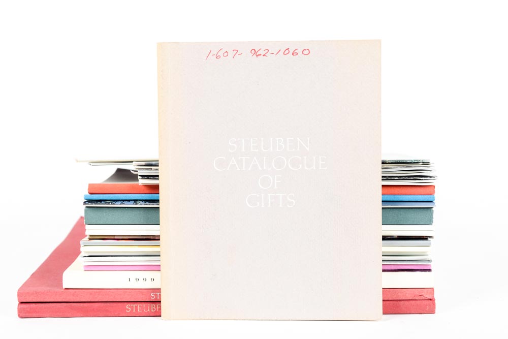 Large Collection of Steuben Glass Reference Catalogs