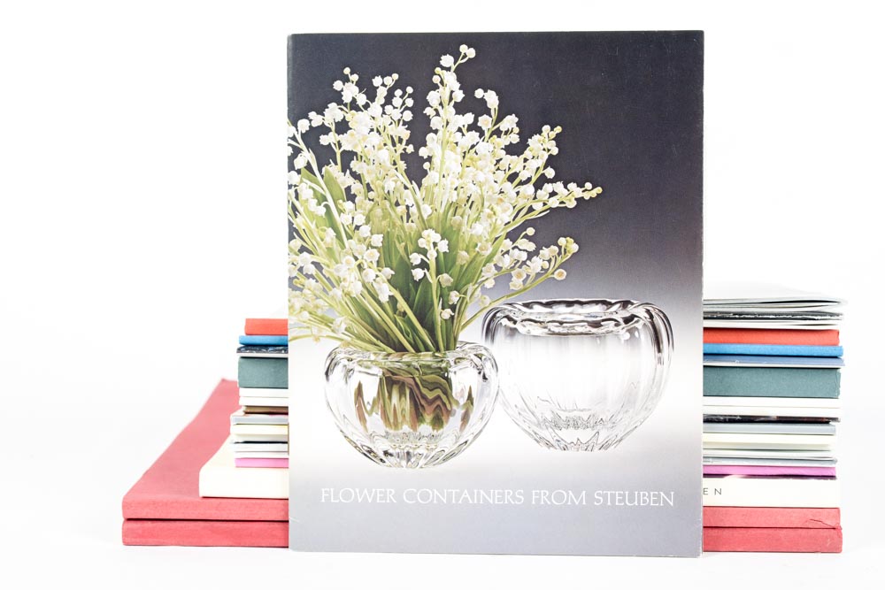 Large Collection of Steuben Glass Reference Catalogs