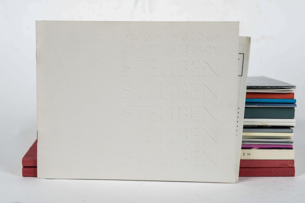 Large Collection of Steuben Glass Reference Catalogs