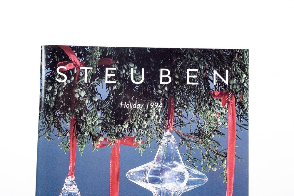 Large Collection of Steuben Glass Reference Catalogs