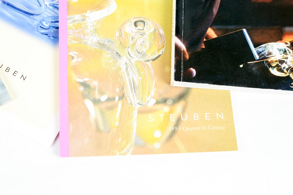 Large Collection of Steuben Glass Reference Catalogs