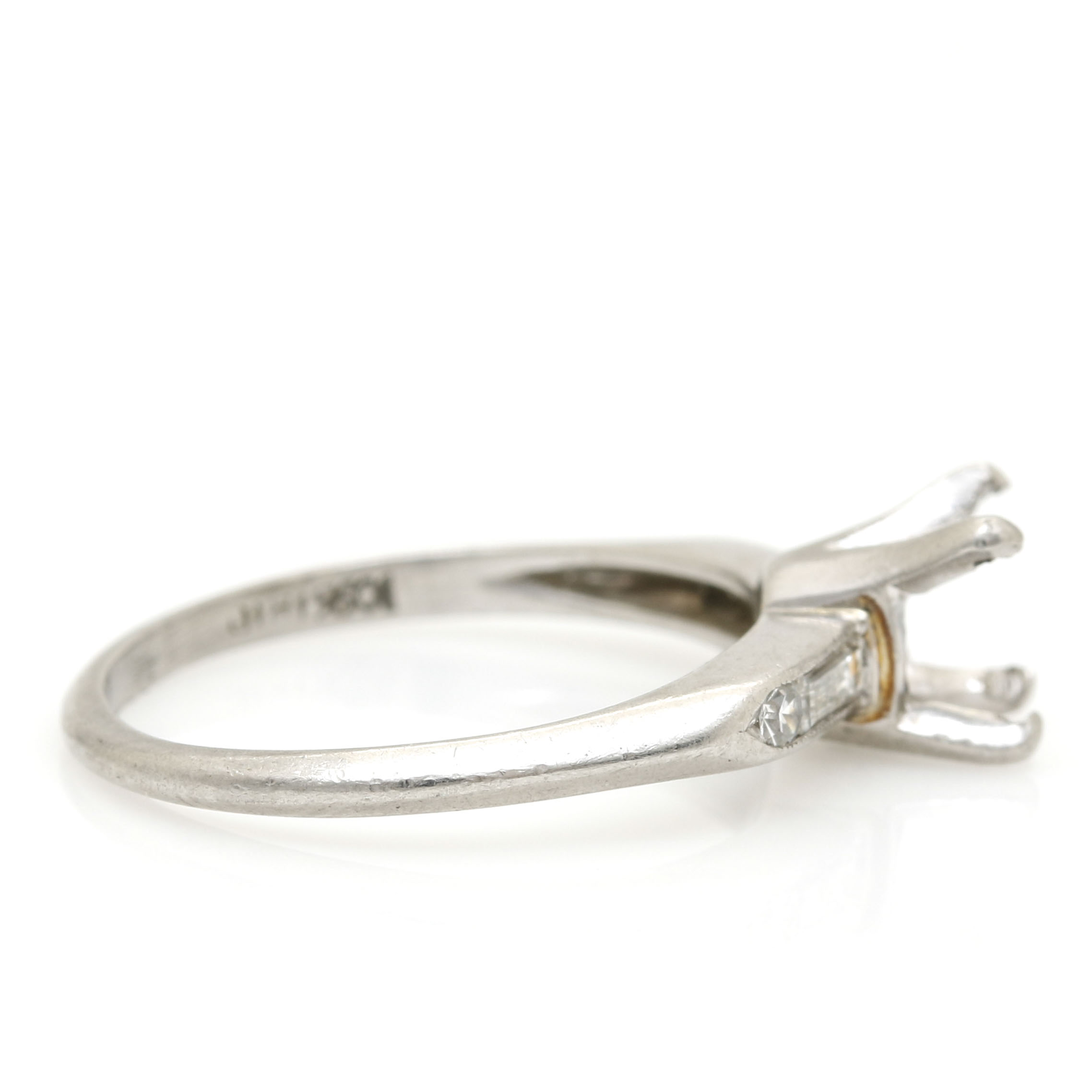 Platinum Diamond Ring Mount