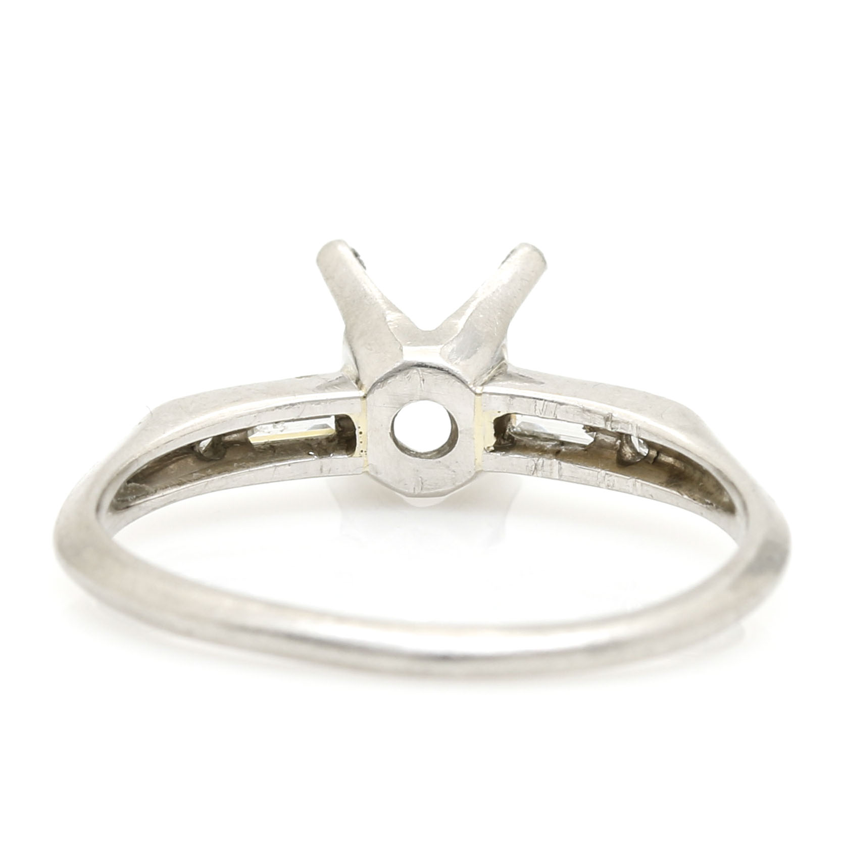 Platinum Diamond Ring Mount