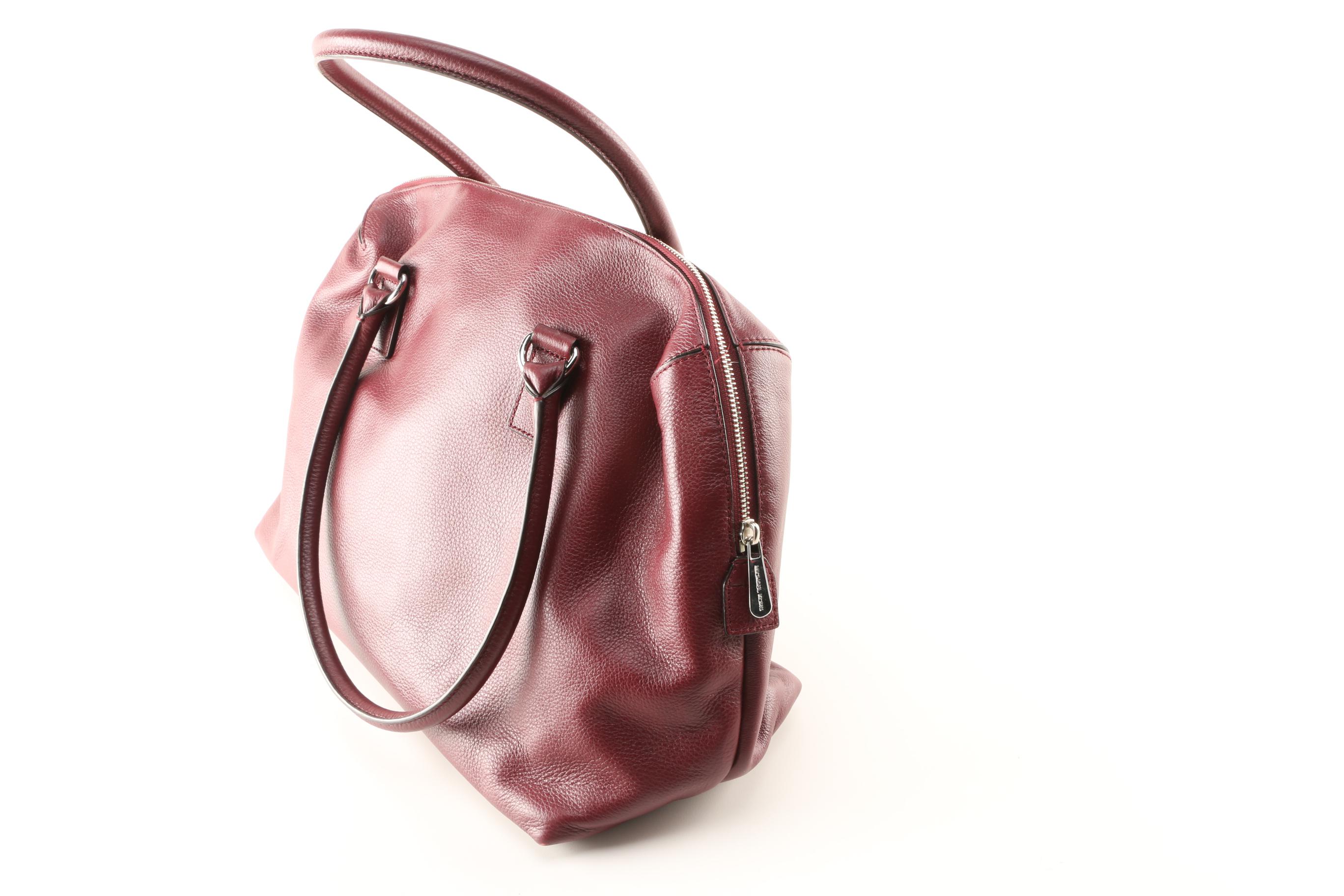 MICHAEL Michael Kors Burgundy Weekender Travel Bag