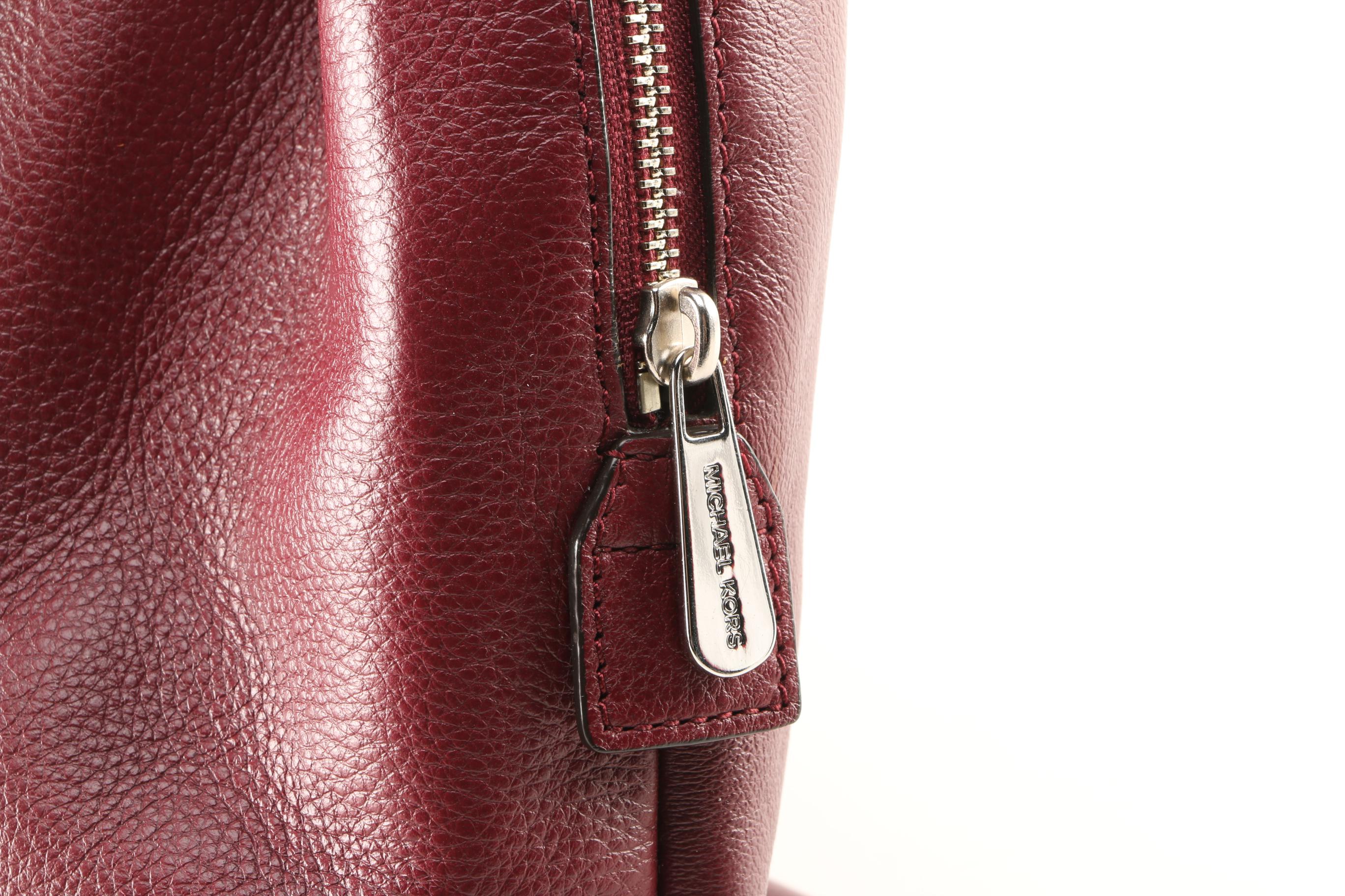 MICHAEL Michael Kors Burgundy Weekender Travel Bag