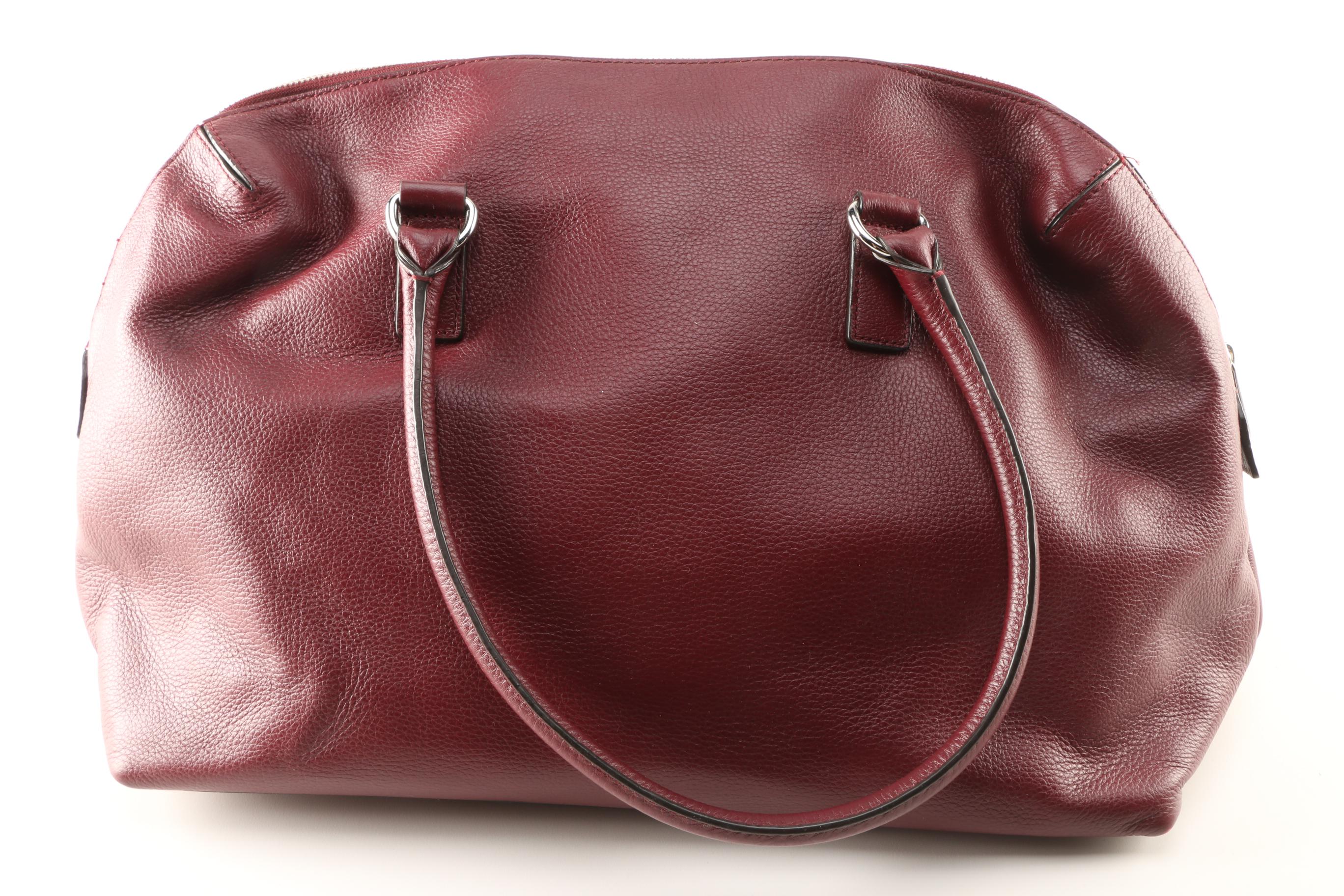 MICHAEL Michael Kors Burgundy Weekender Travel Bag