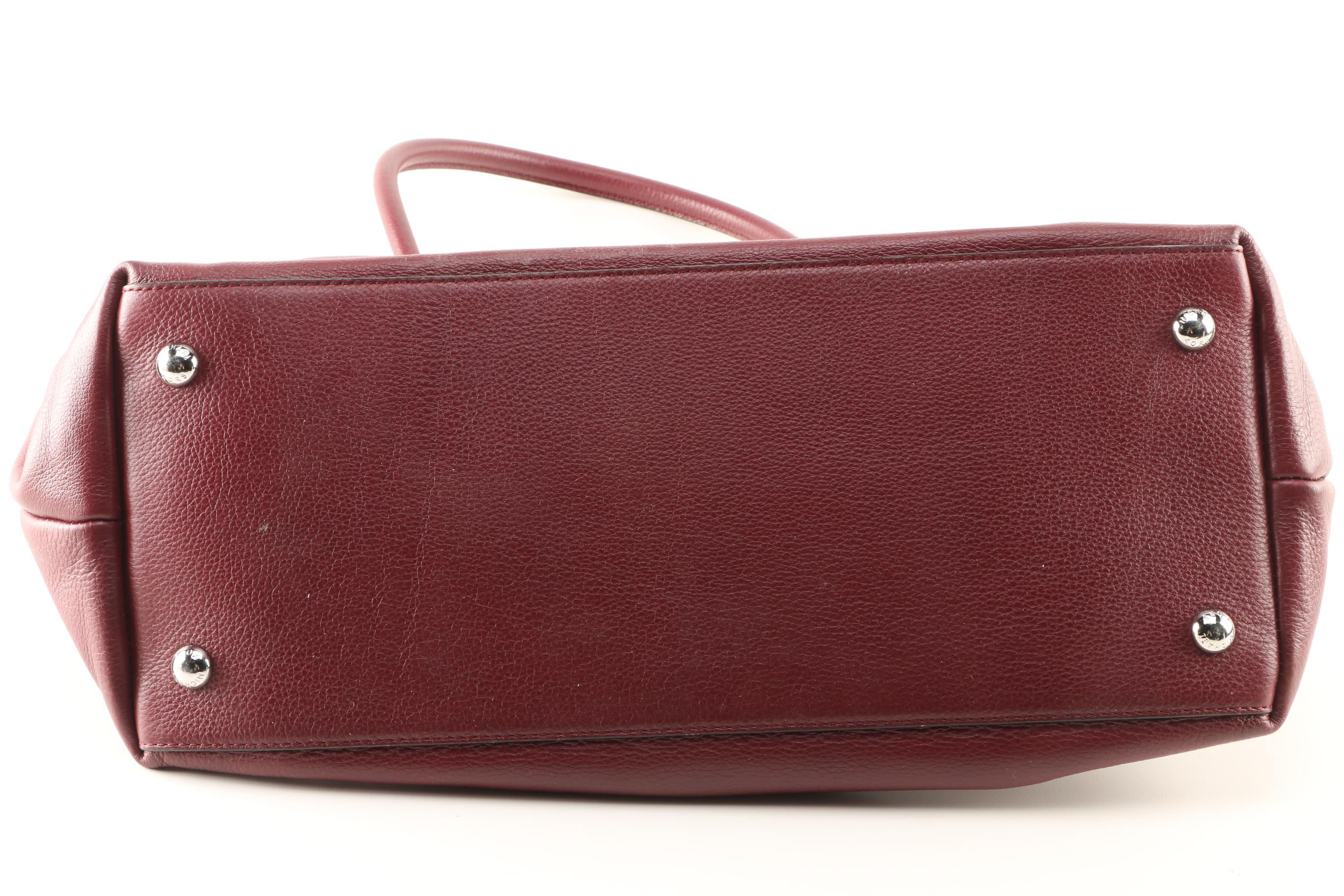 MICHAEL Michael Kors Burgundy Weekender Travel Bag