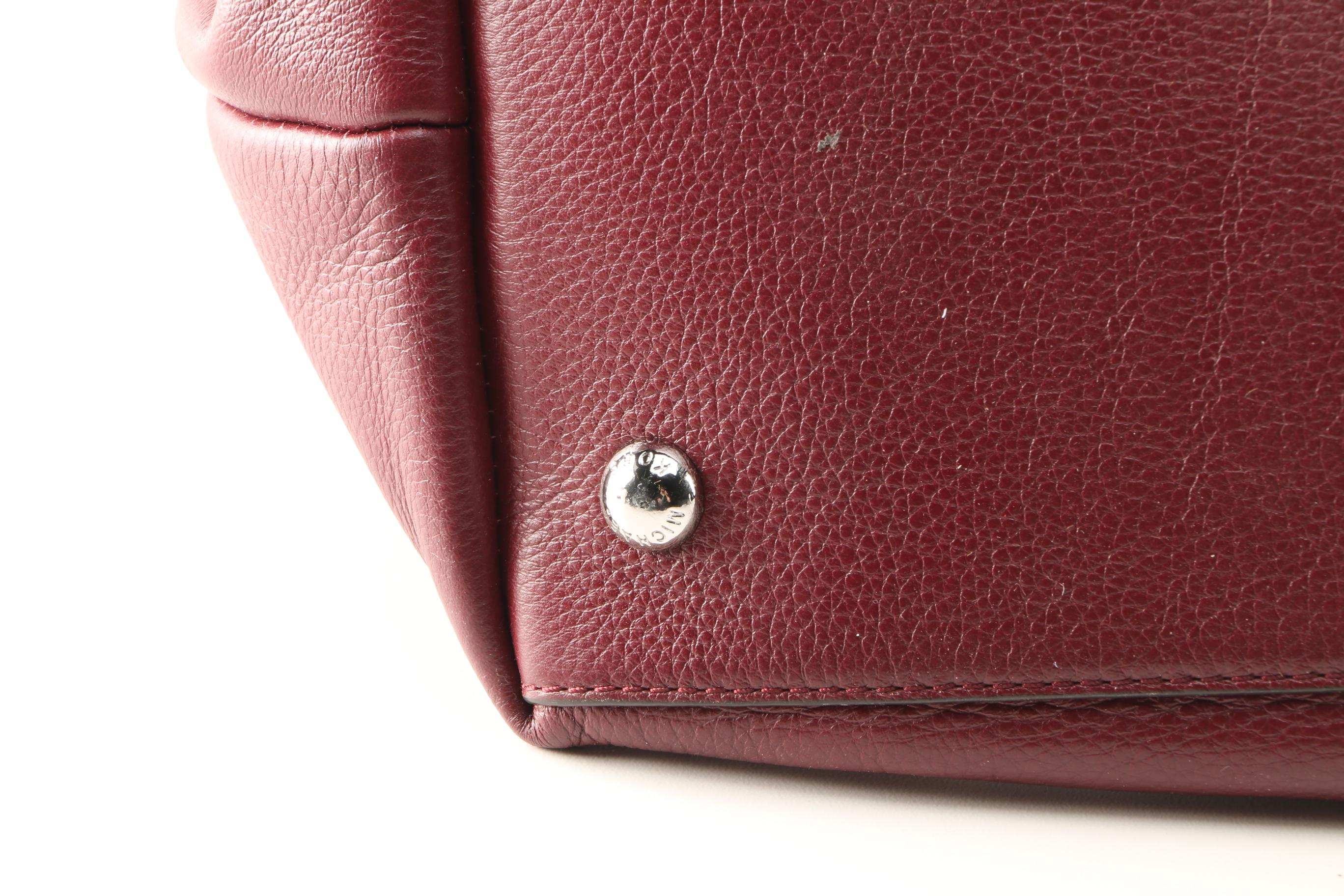 MICHAEL Michael Kors Burgundy Weekender Travel Bag