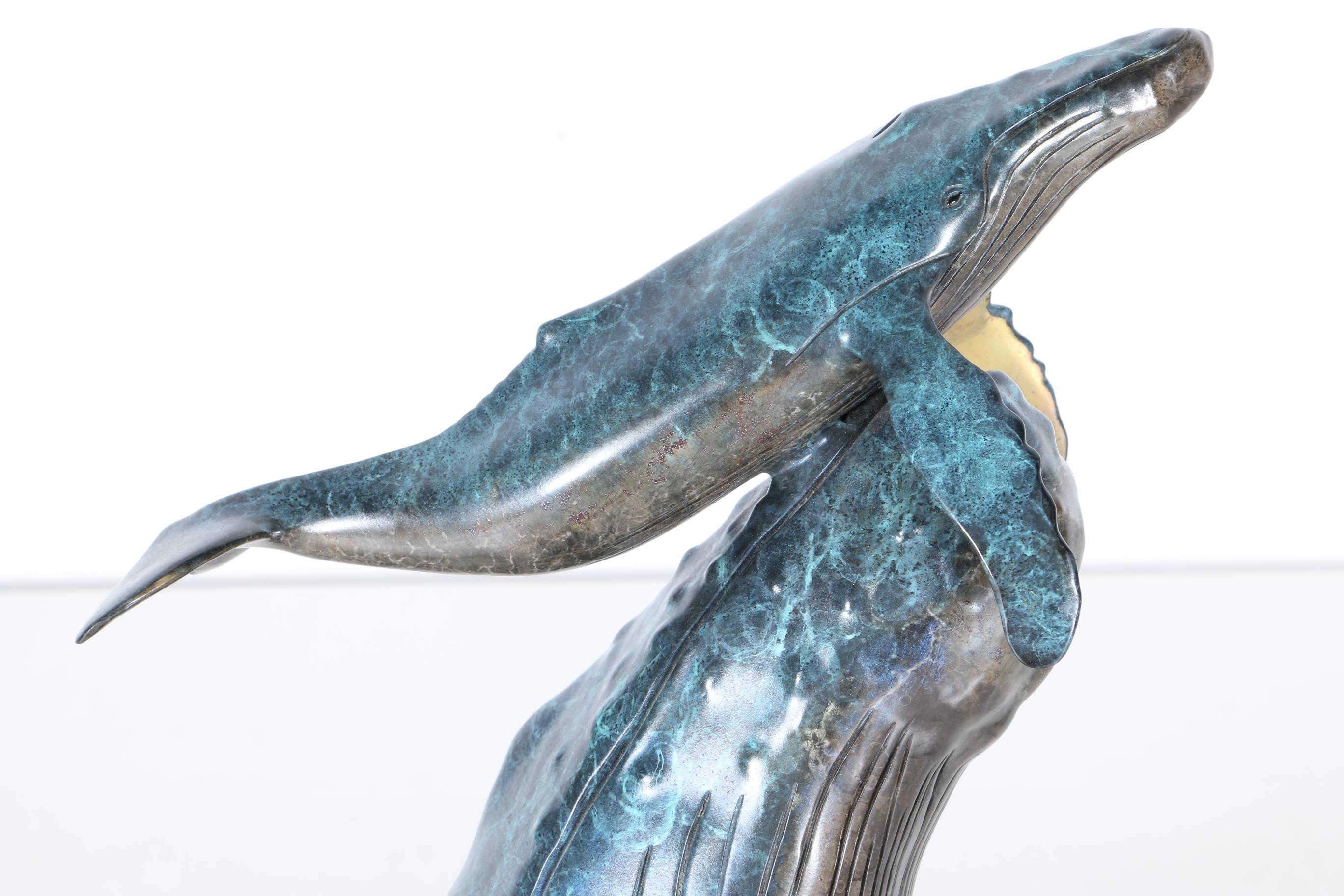 Wyland "Whale's First Breath" Limited Edition Sculpture